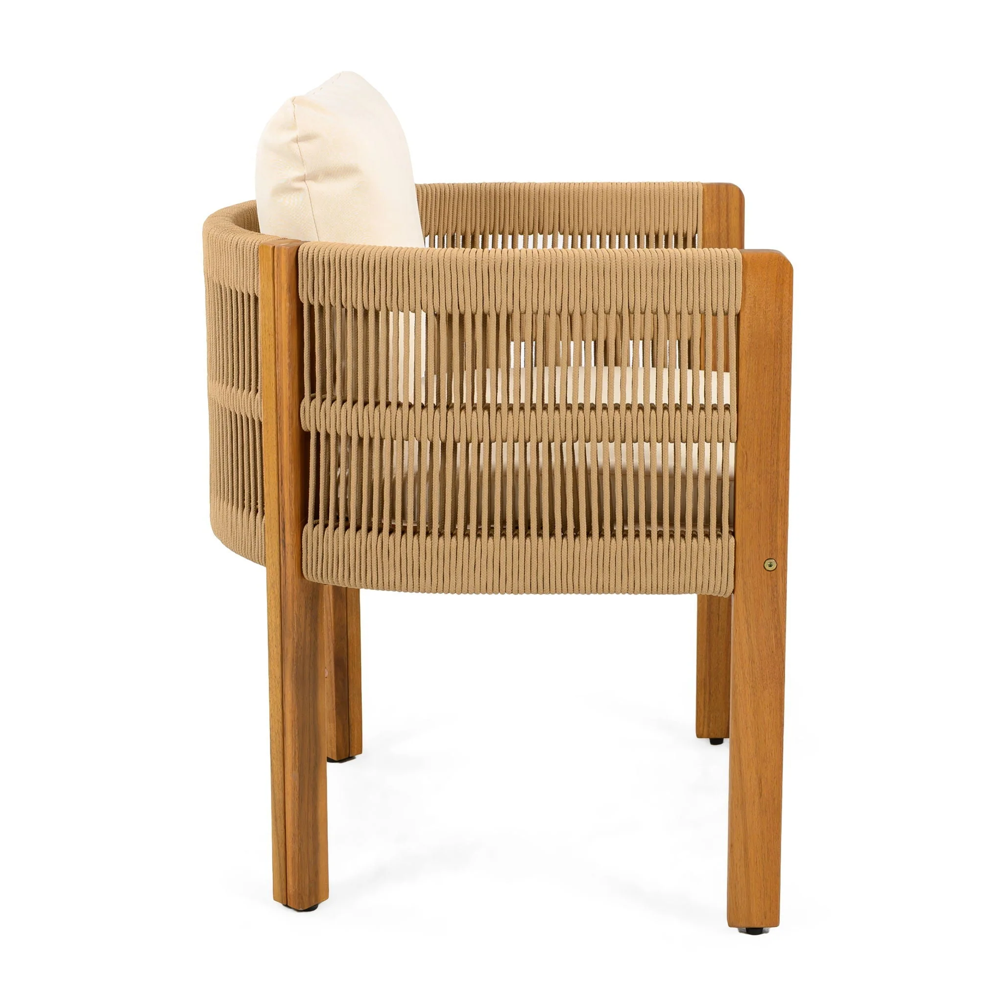 Outdoor Dining Chairs With Rope Handles (Set of 2) - Image 36