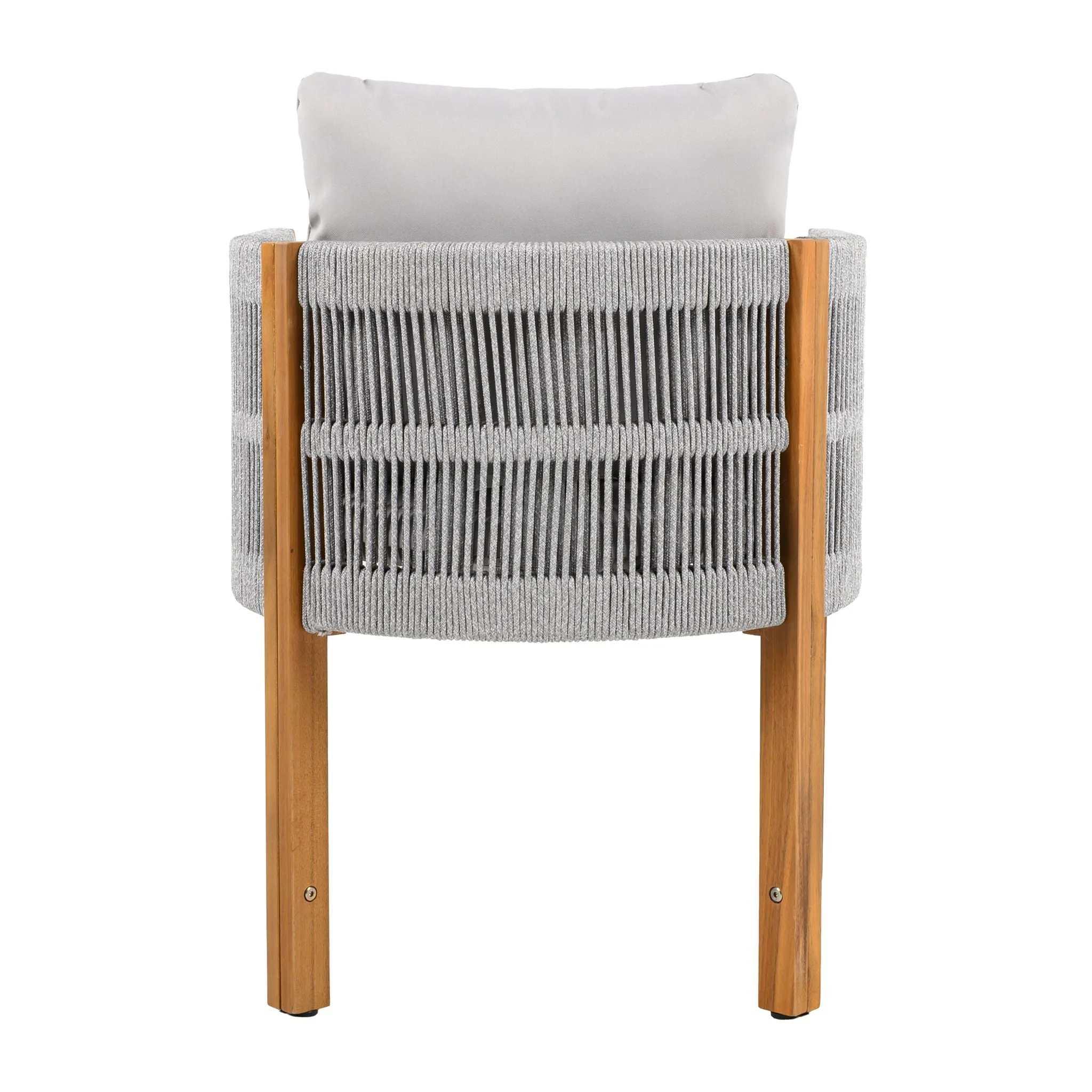 Outdoor Dining Chairs With Rope Handles (Set of 2) - Image 5