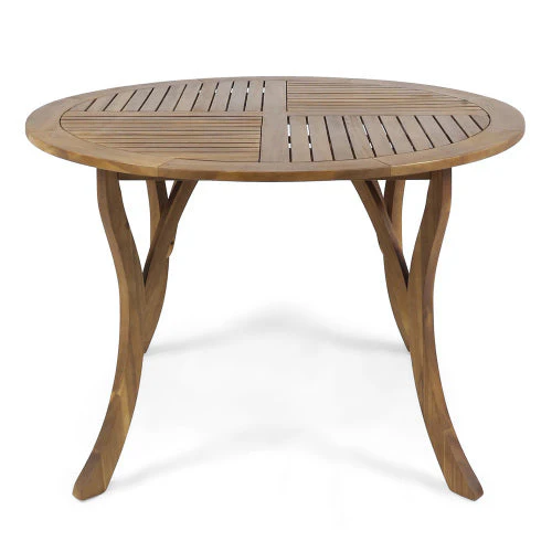 Outdoor Dining Set – Acacia Wood Hermosa Table & Wicker Chairs - Image 21