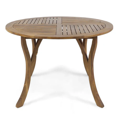 Outdoor Dining Set – Acacia Wood Hermosa Table & Wicker Chairs - Image 23
