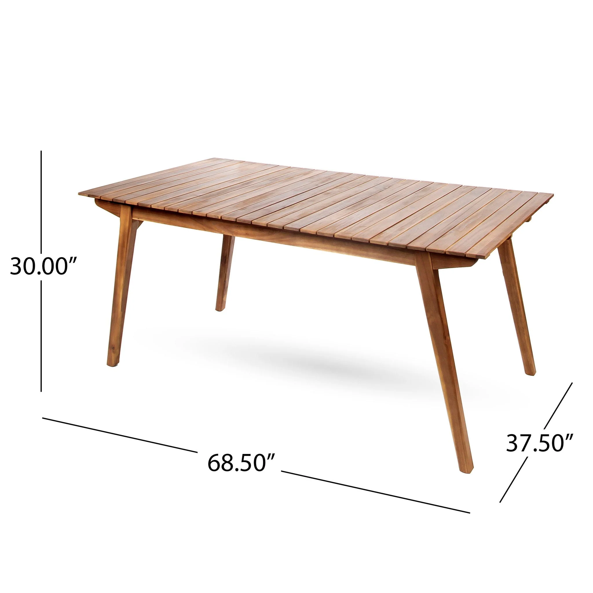 Outdoor Dining Table & Frame - Teak - Image 3