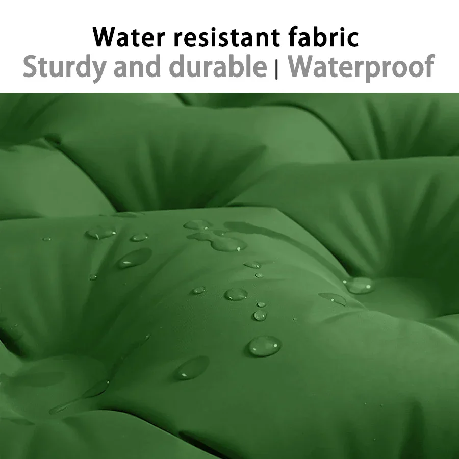 Outdoor Double Inflatable Mattress Extra Wide Camping Sleeping Pad Ultralight Bed - Image 5