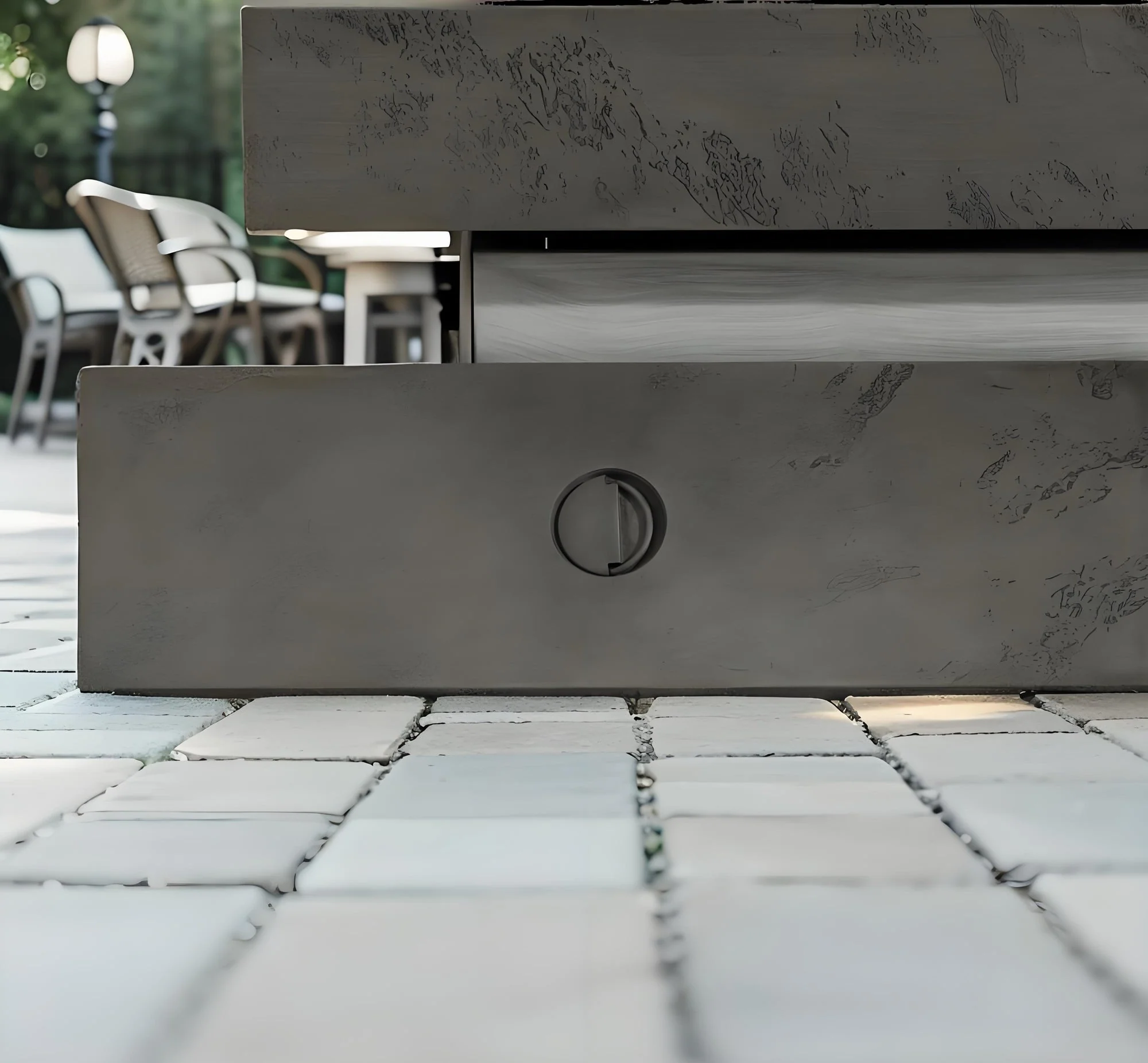 Outdoor Firepit Table 48 x 24 Inch Rectangle Fire Pit Table - Image 6