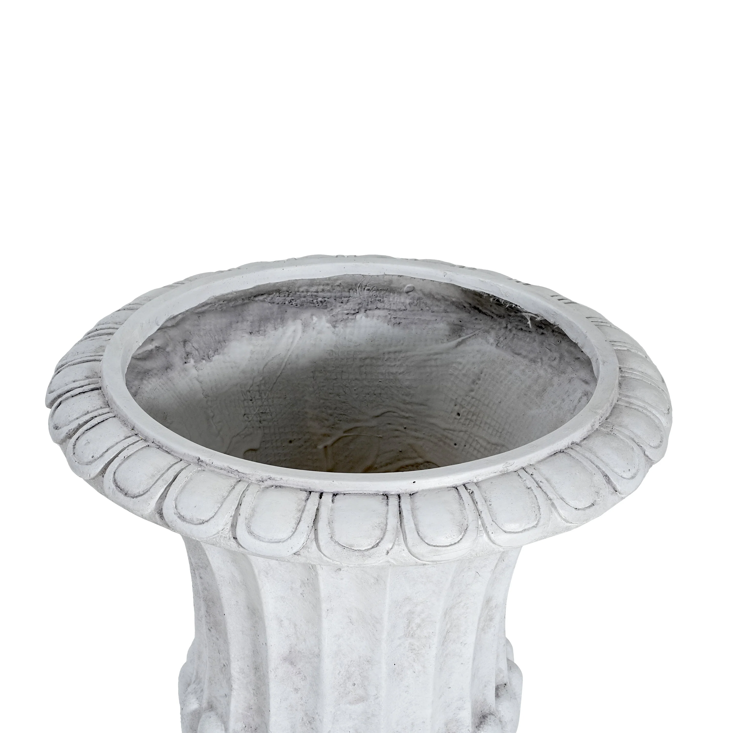 Outdoor Garden Urn Planter, Antique White - Image 5