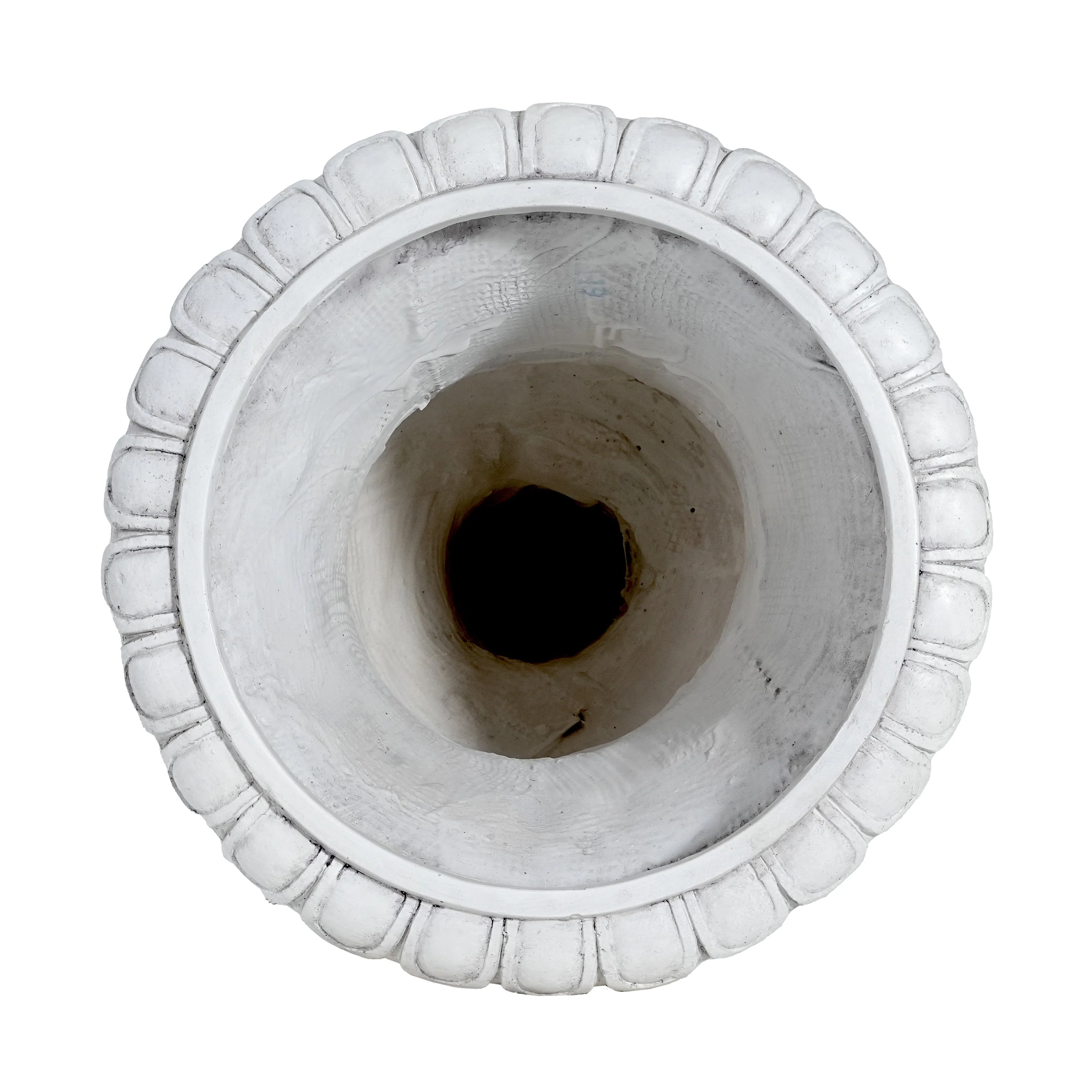 Outdoor Garden Urn Planter, Antique White - Image 7