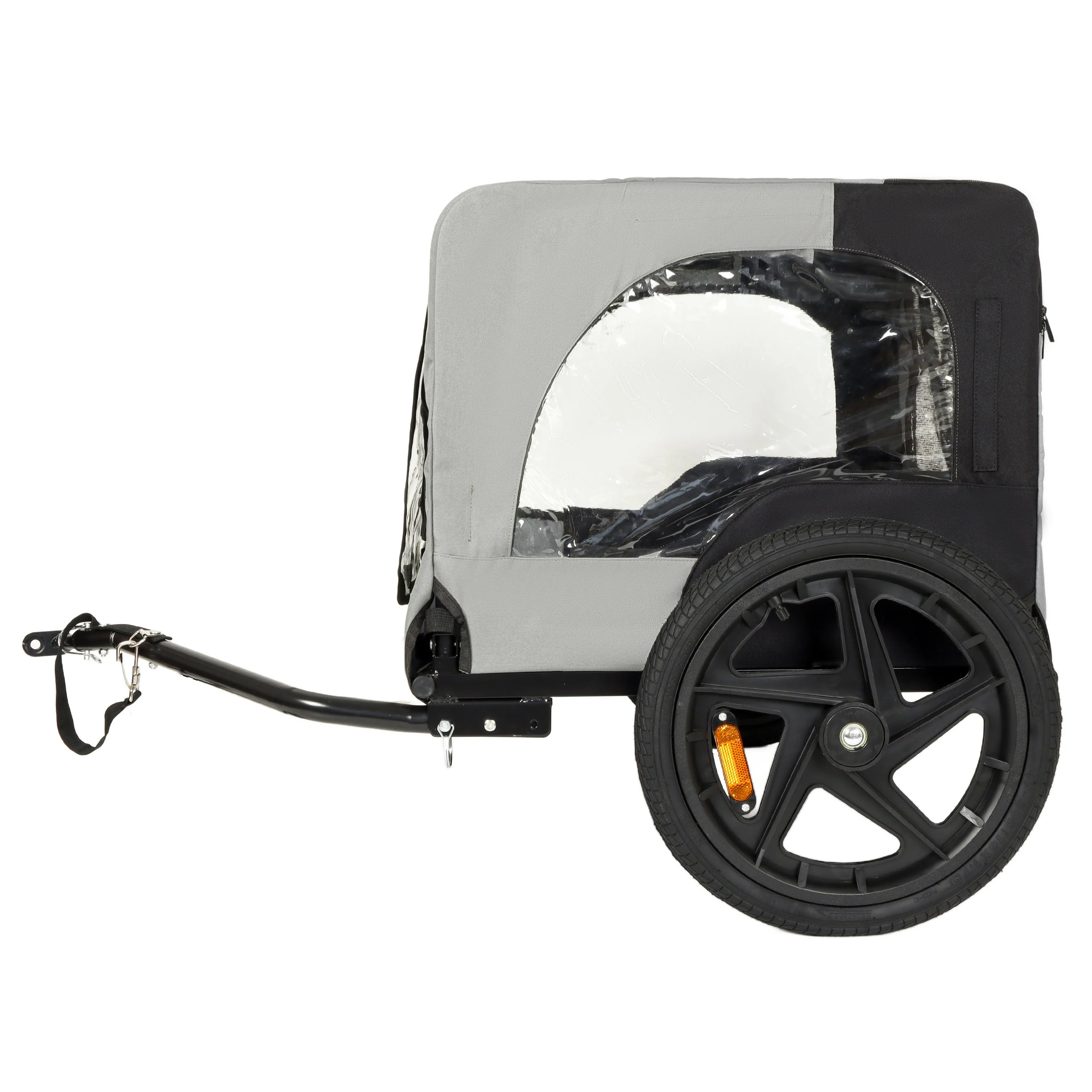 Outdoor Heavy Duty Collapsible Pet Bike Trailer with 16-Inch All-Terrain Wheels - Image 10