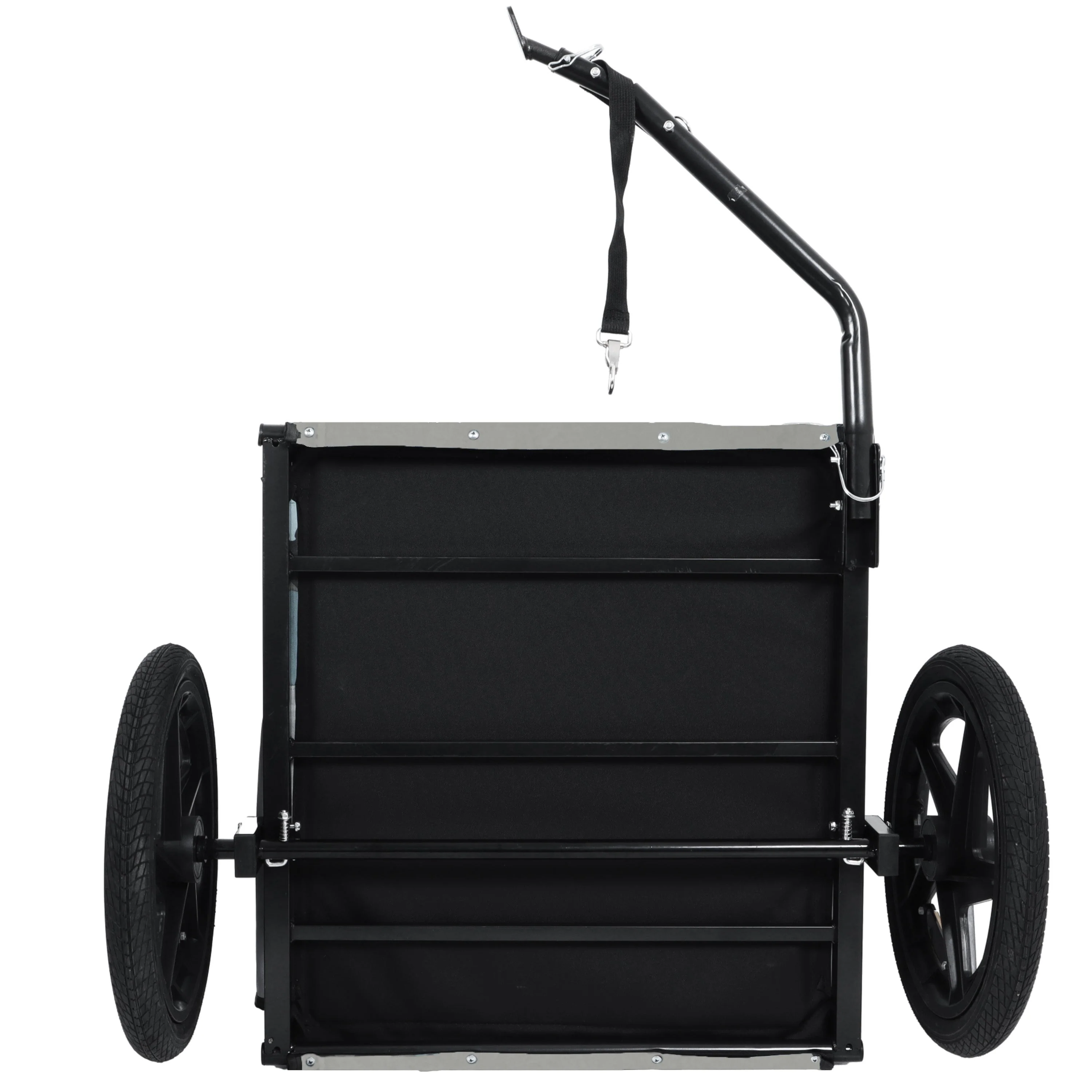 Outdoor Heavy Duty Collapsible Pet Bike Trailer with 16-Inch All-Terrain Wheels - Image 15