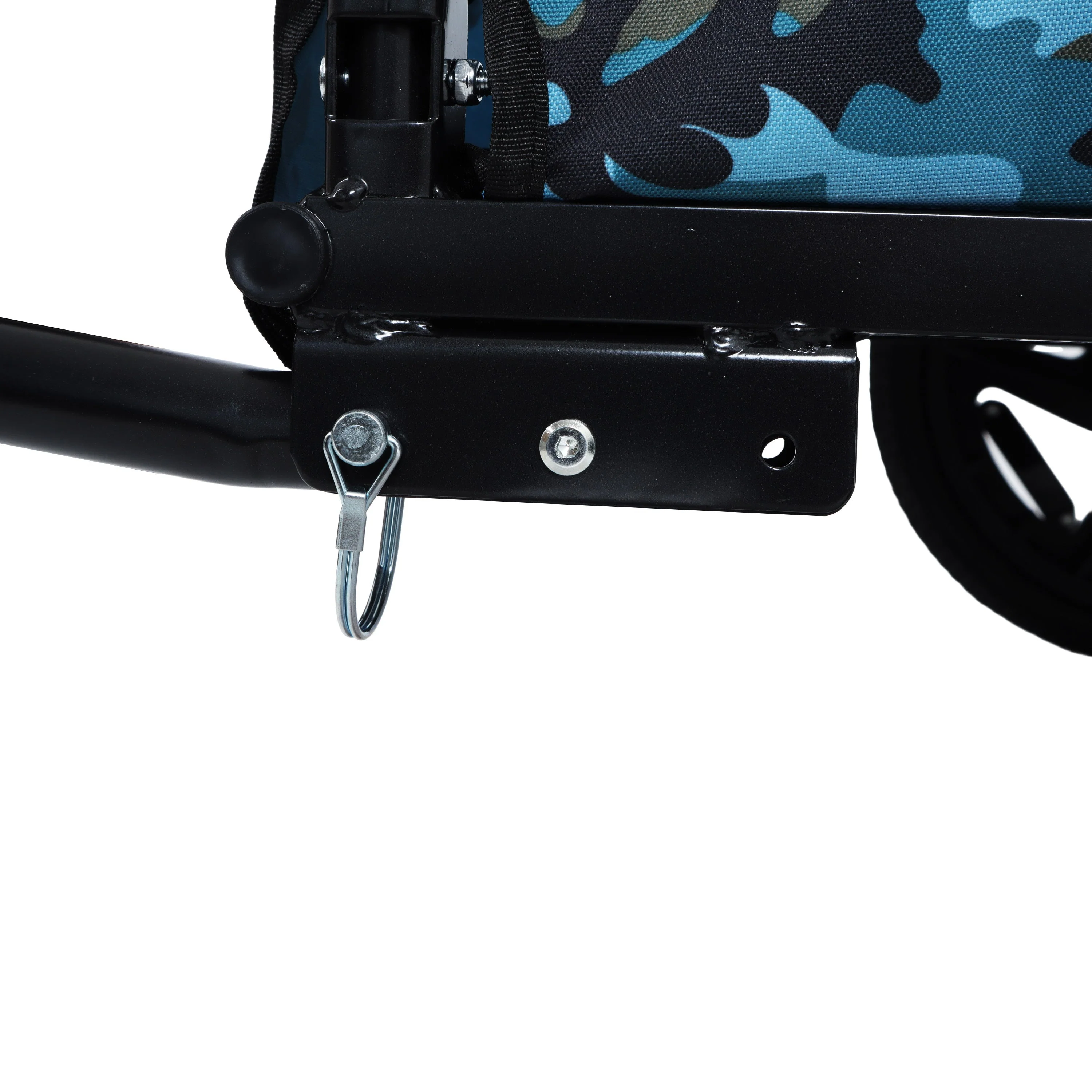 Outdoor Heavy Duty Collapsible Pet Bike Trailer with 16-Inch Wheels - Image 13