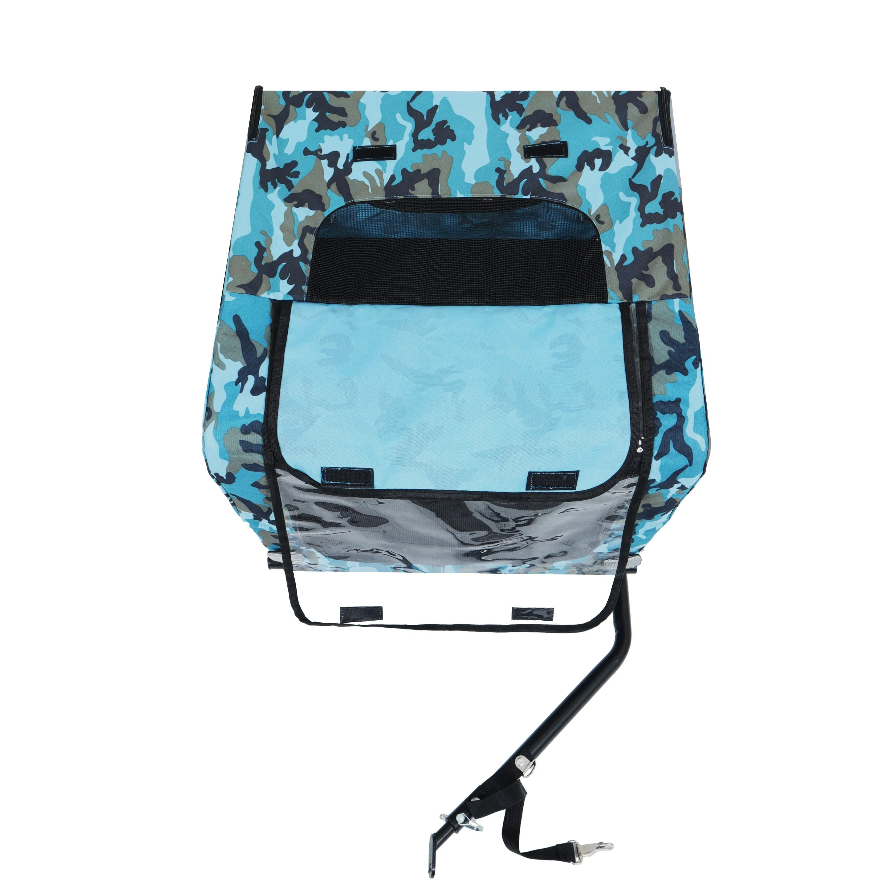 Outdoor Heavy Duty Collapsible Pet Bike Trailer with 16-Inch Wheels - Image 16