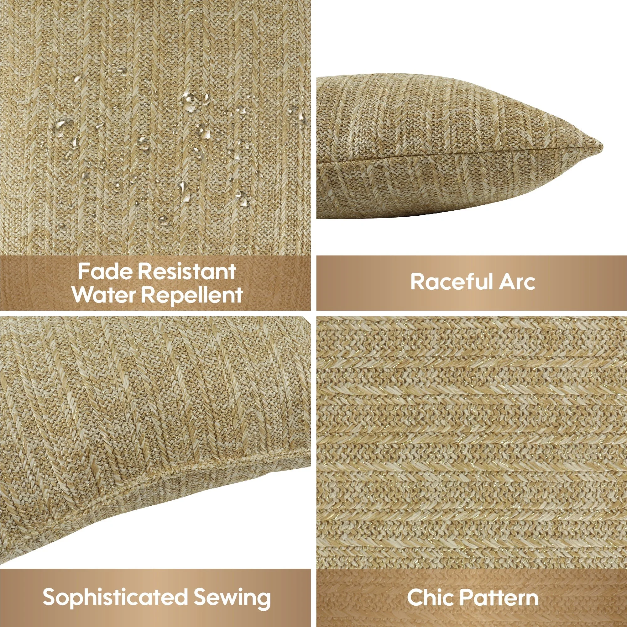 Outdoor/Indoor Decorative Throw Pillows with Inserts (Set of 2) - Image 9