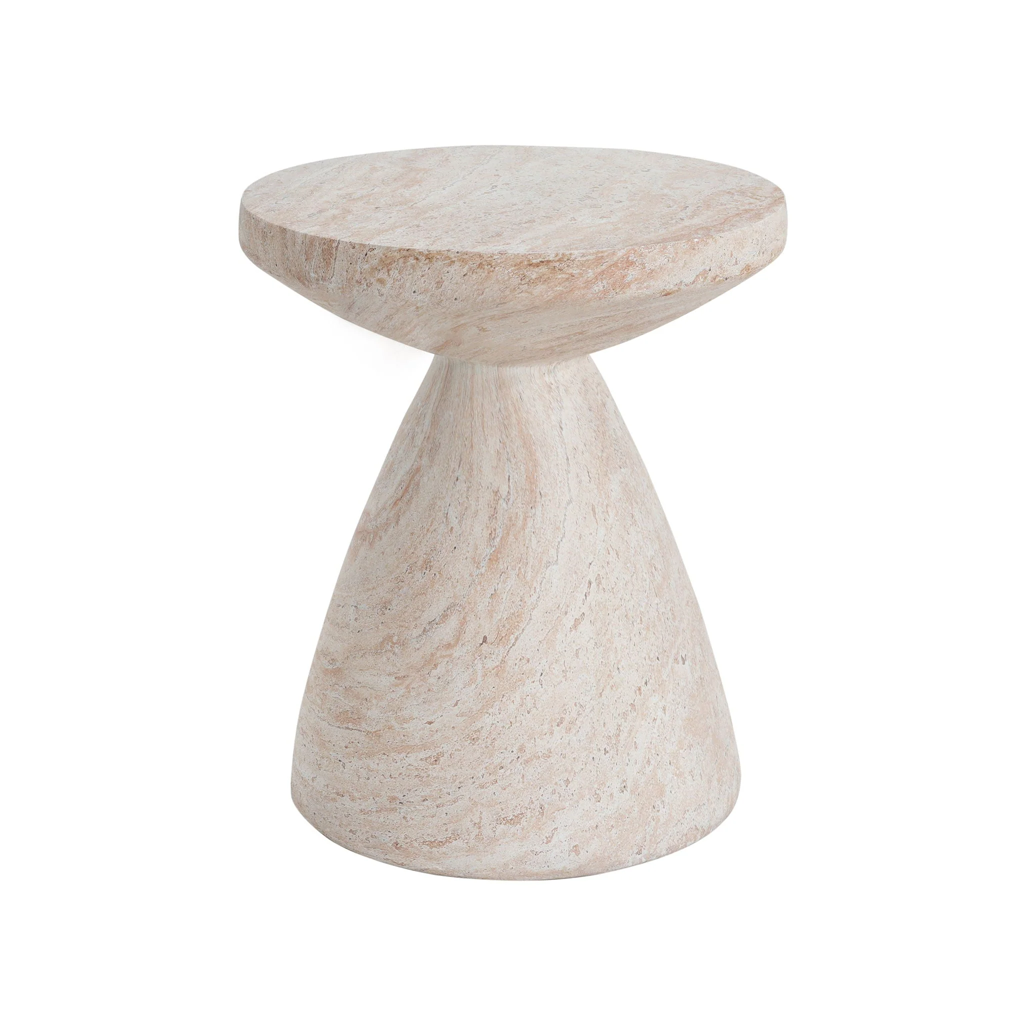 Outdoor / Indoor Lightweight Concrete Side Table - Image 2