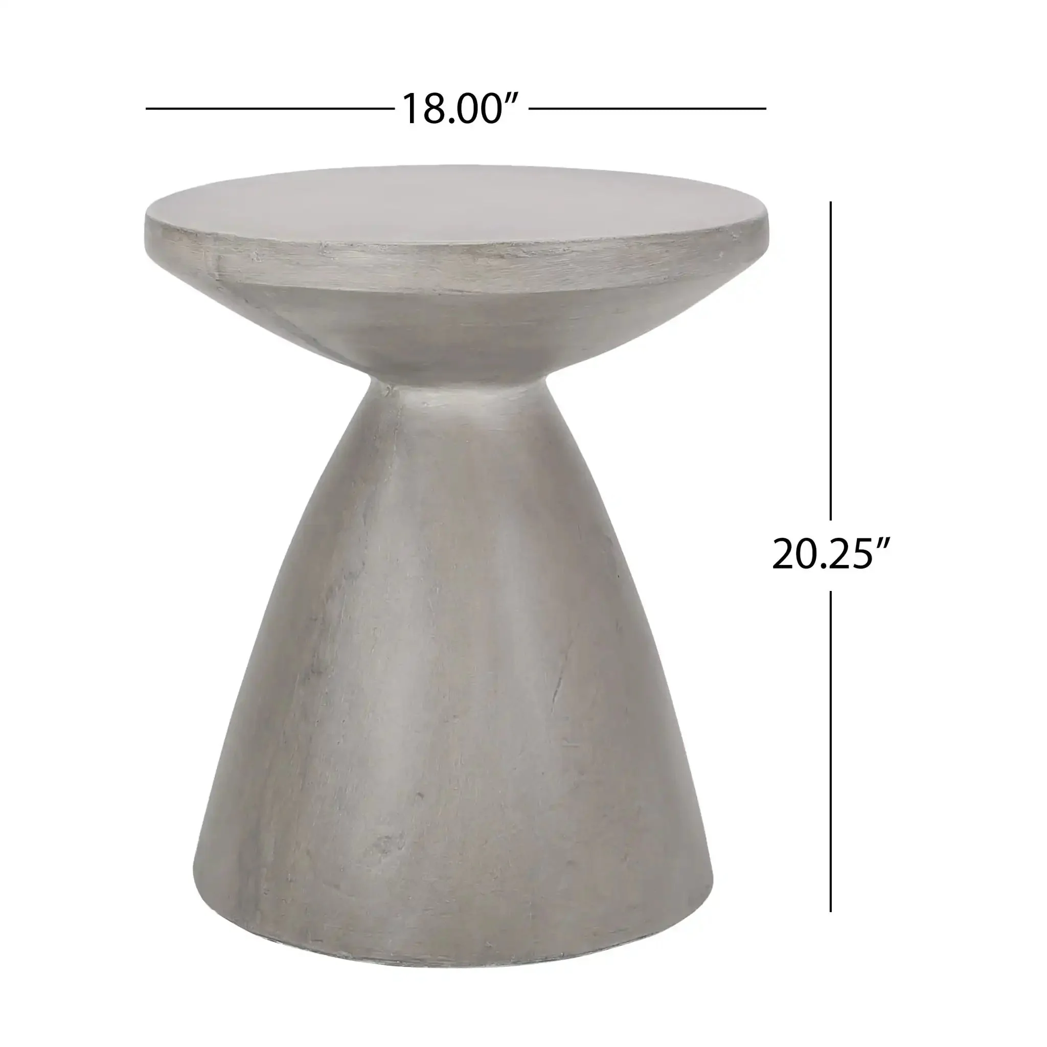 Outdoor / Indoor Lightweight Concrete Side Table - Image 8