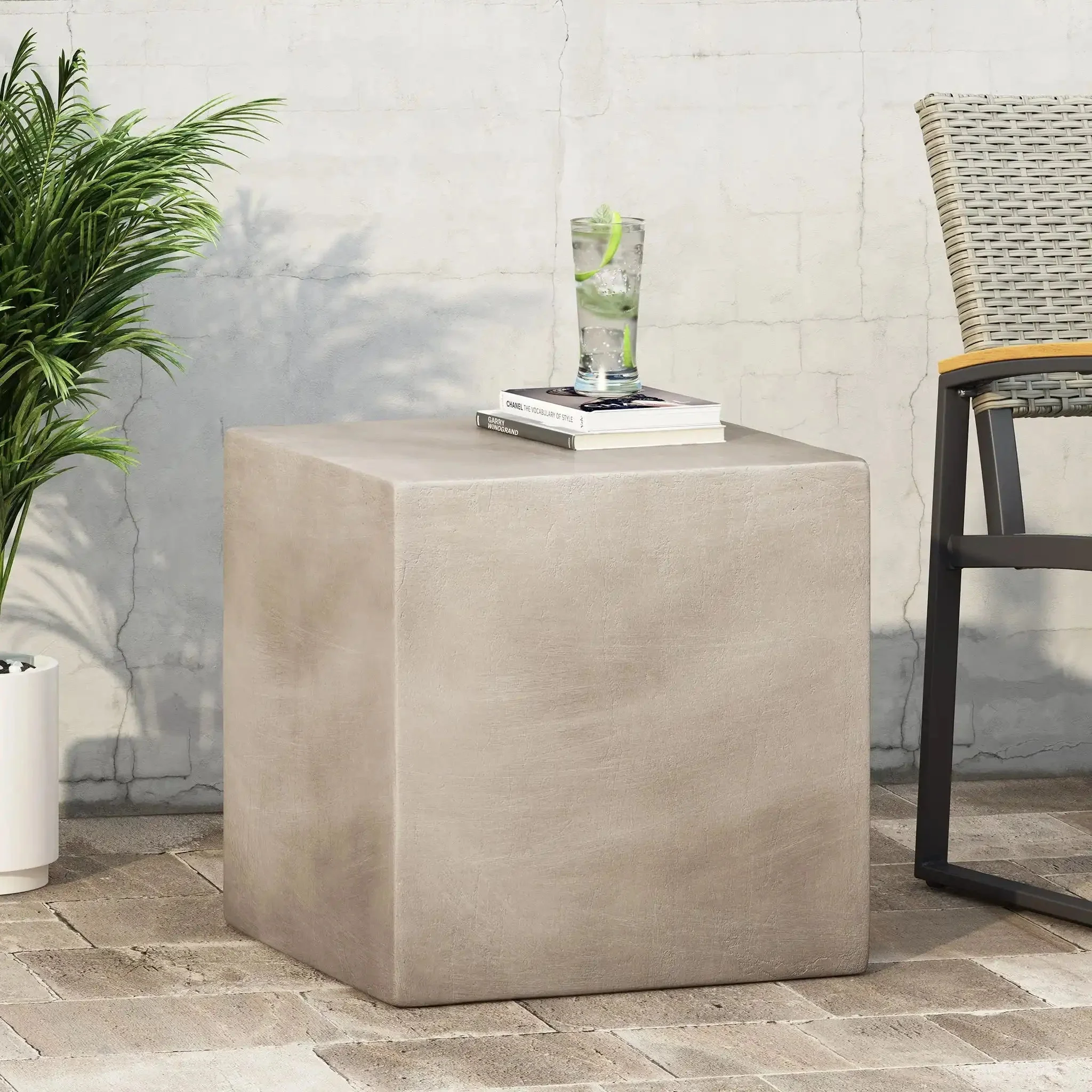 Outdoor / Indoor Square Lightweight Side Table - Image 3