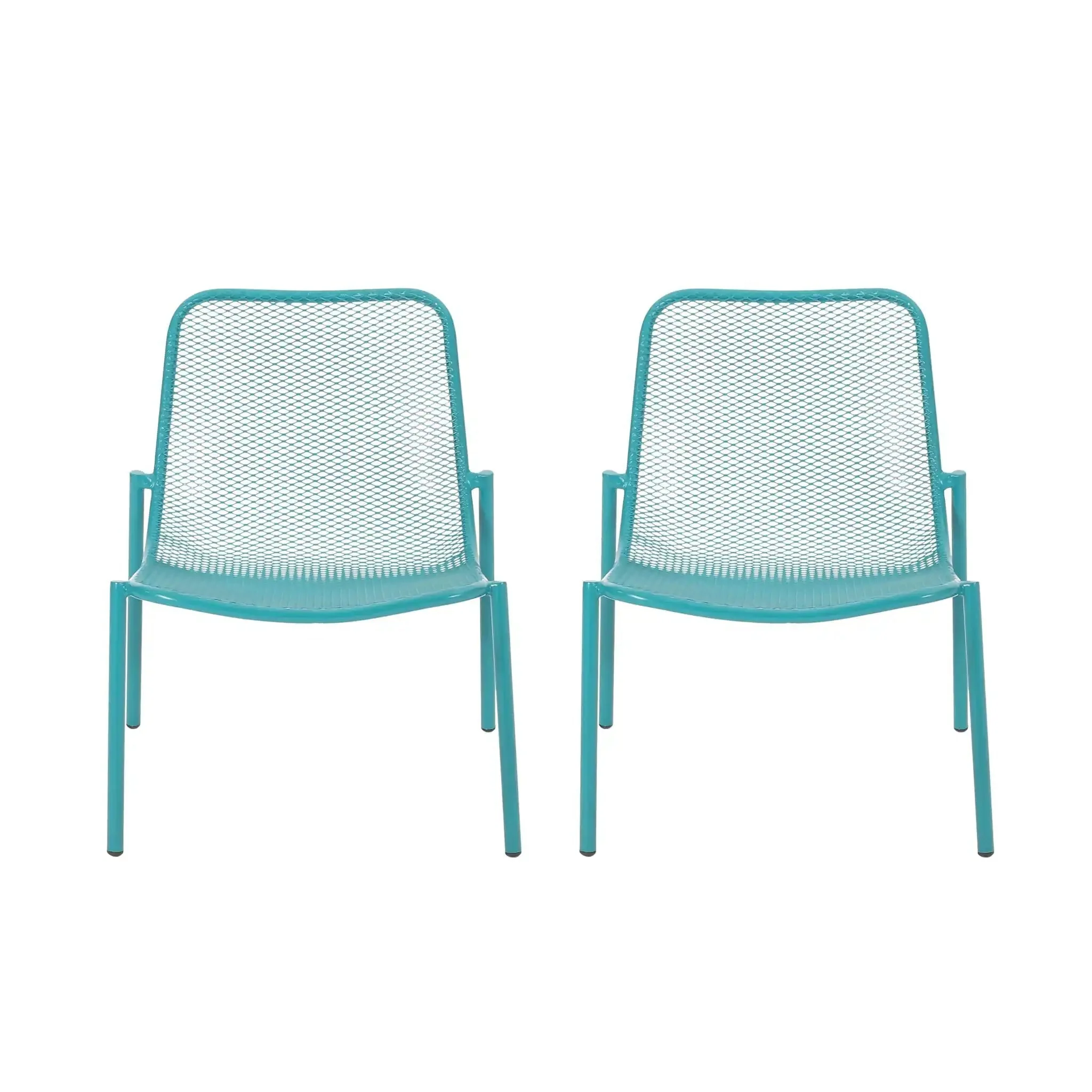 Outdoor Iron Chair With Design - Image 2