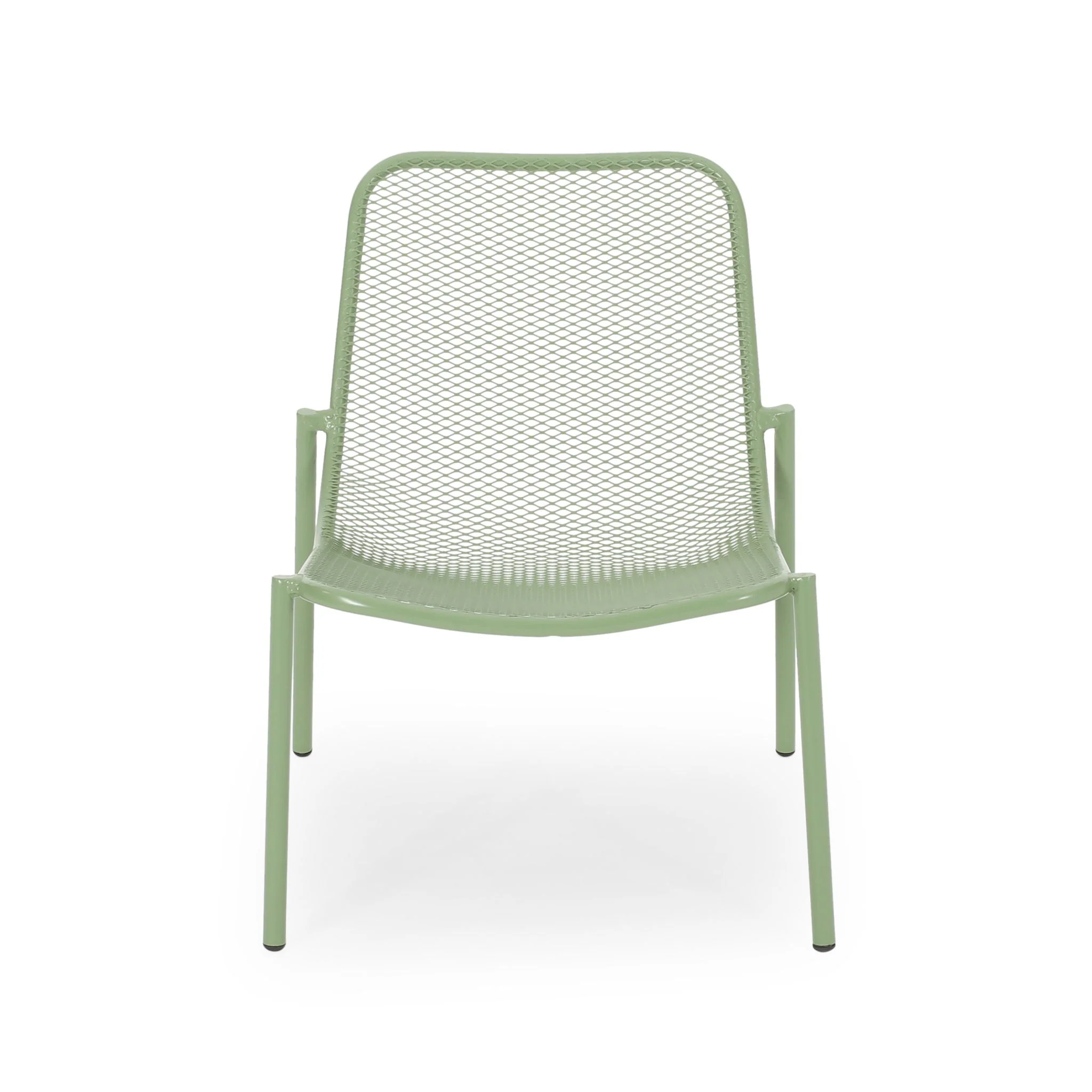 Outdoor Iron Chair With Design - Image 3