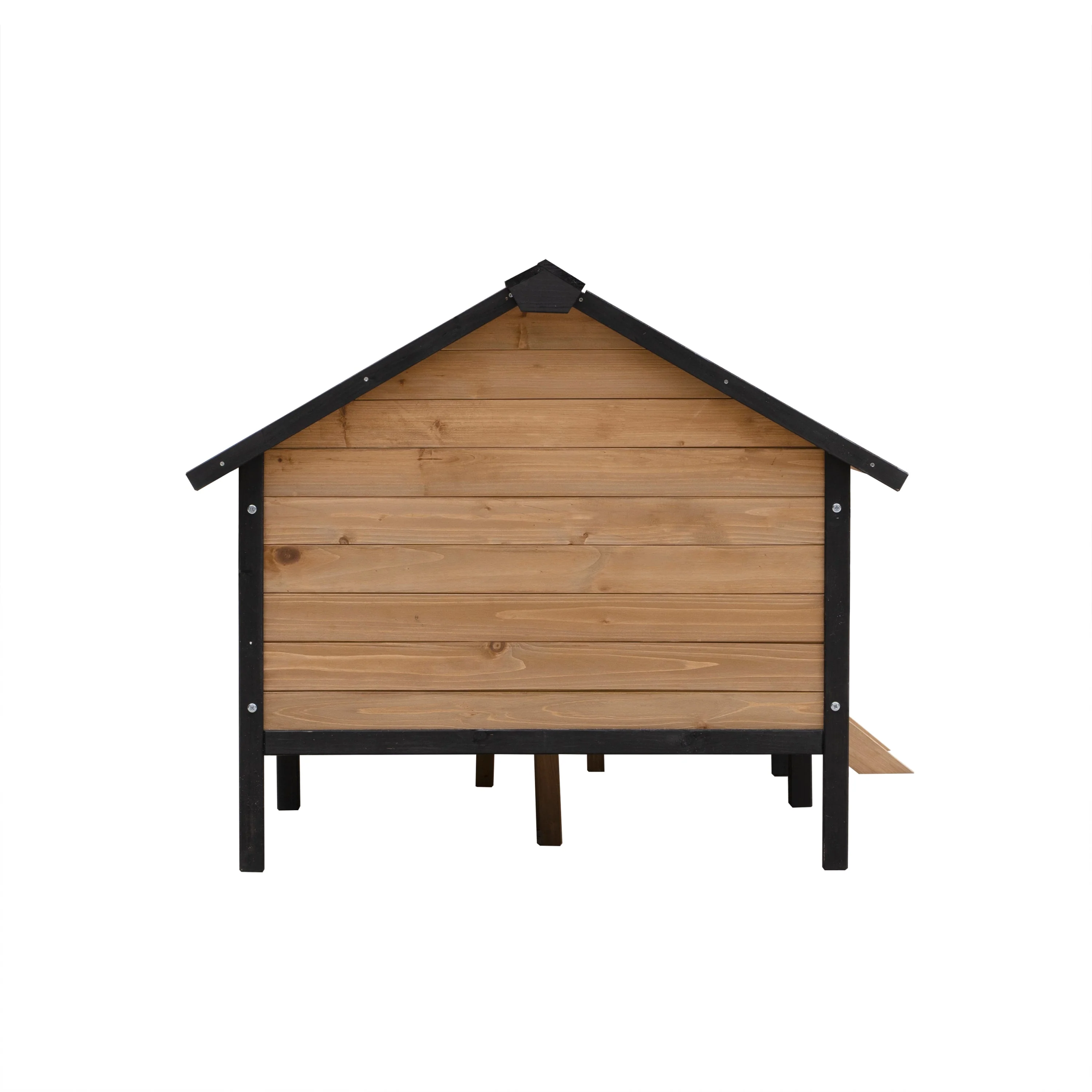Outdoor Large Wooden Cabin House Style Dog Kennel with Porch - Image 7