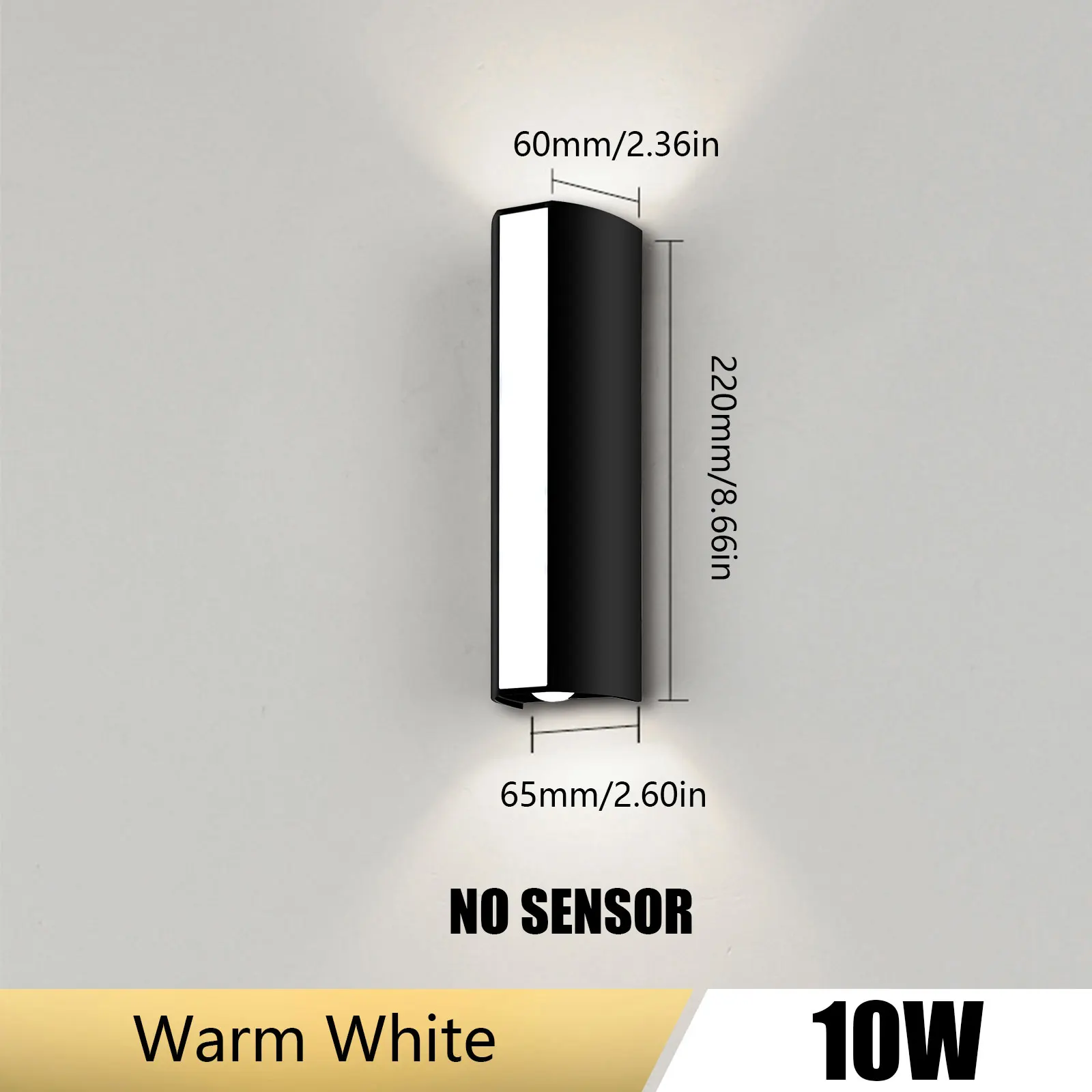 Outdoor LED Wall Light – 10W IP66 Waterproof Lamp for Home Exterior & Garden Decor - Image 7
