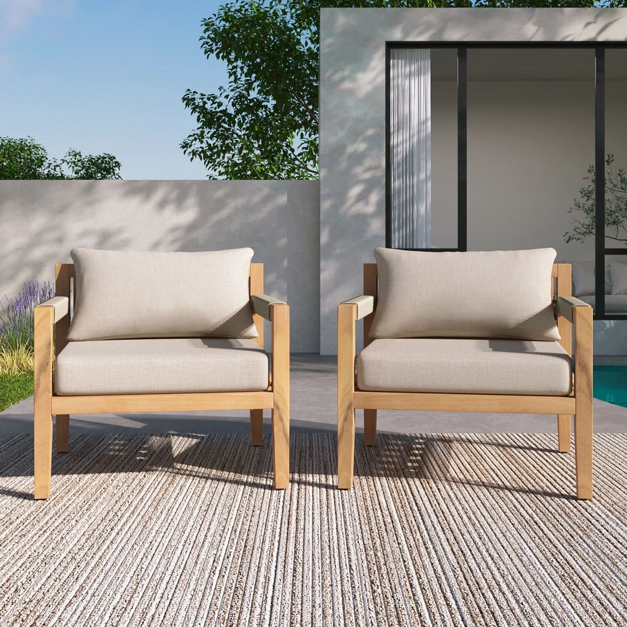 Outdoor Leisure Chair, Comfortable & Versatile For Any Patio - Image 3