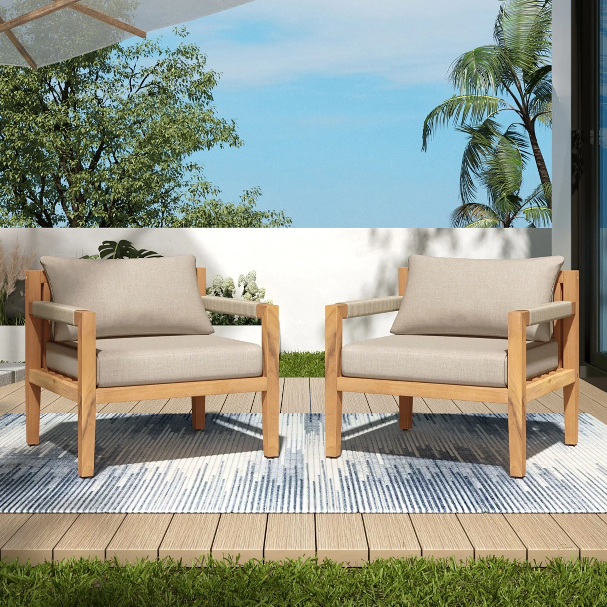 Outdoor Leisure Chair, Comfortable & Versatile For Any Patio - Image 5