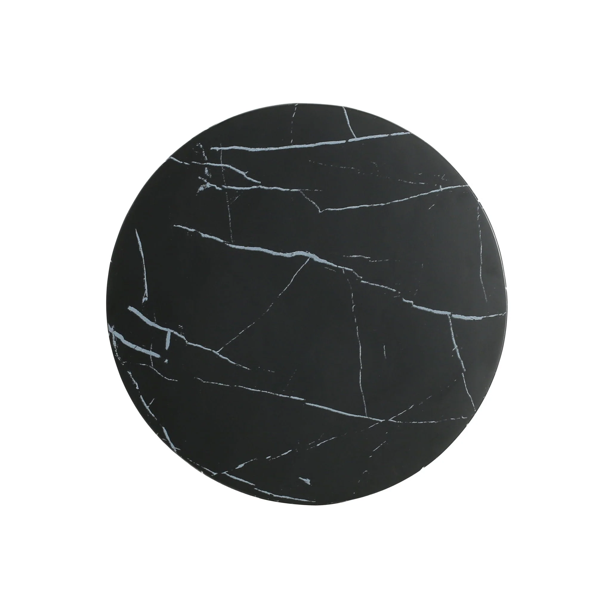 Outdoor Lightweight Concrete BMarble Effect Side Table - Image 3
