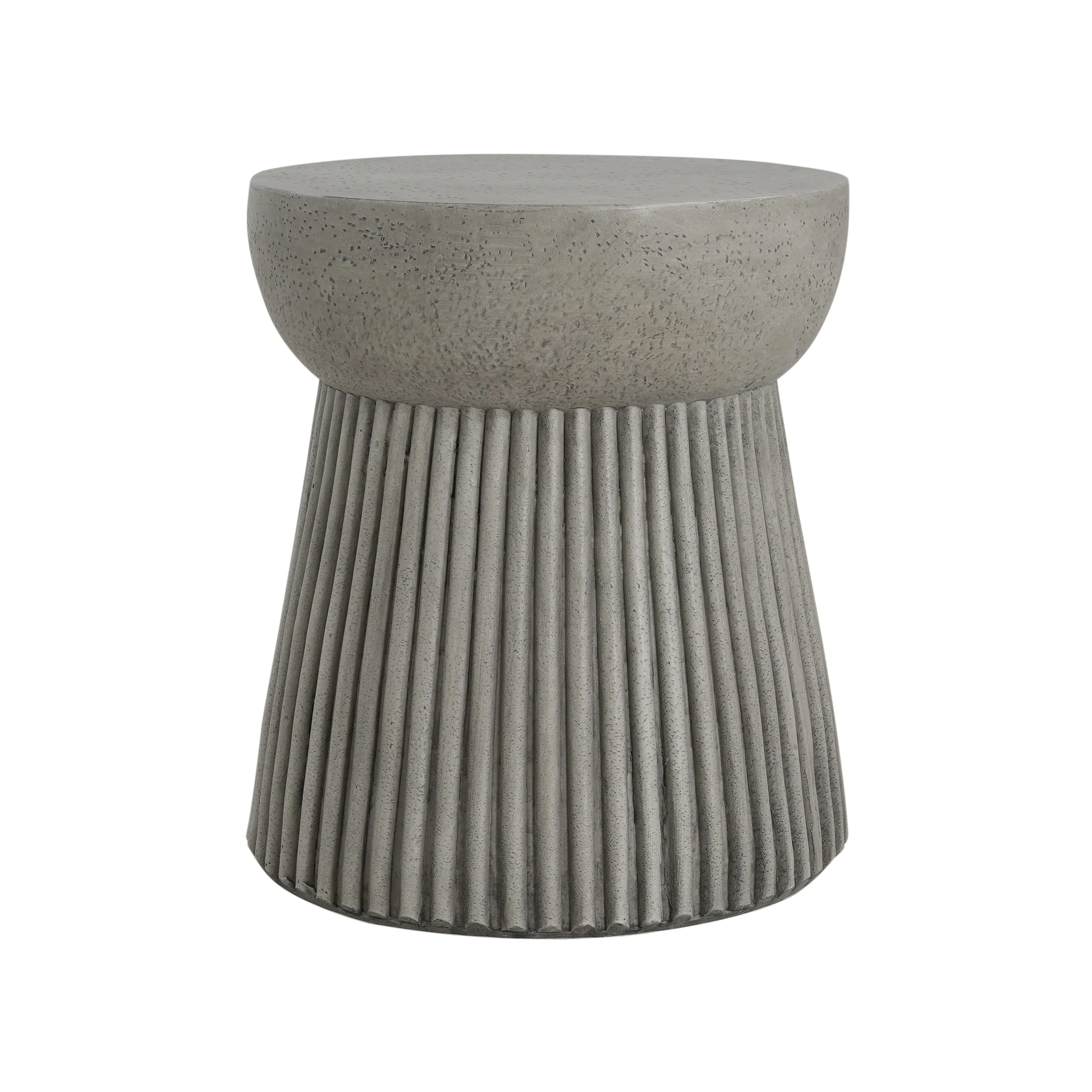 Outdoor Lightweight Concrete Side Table