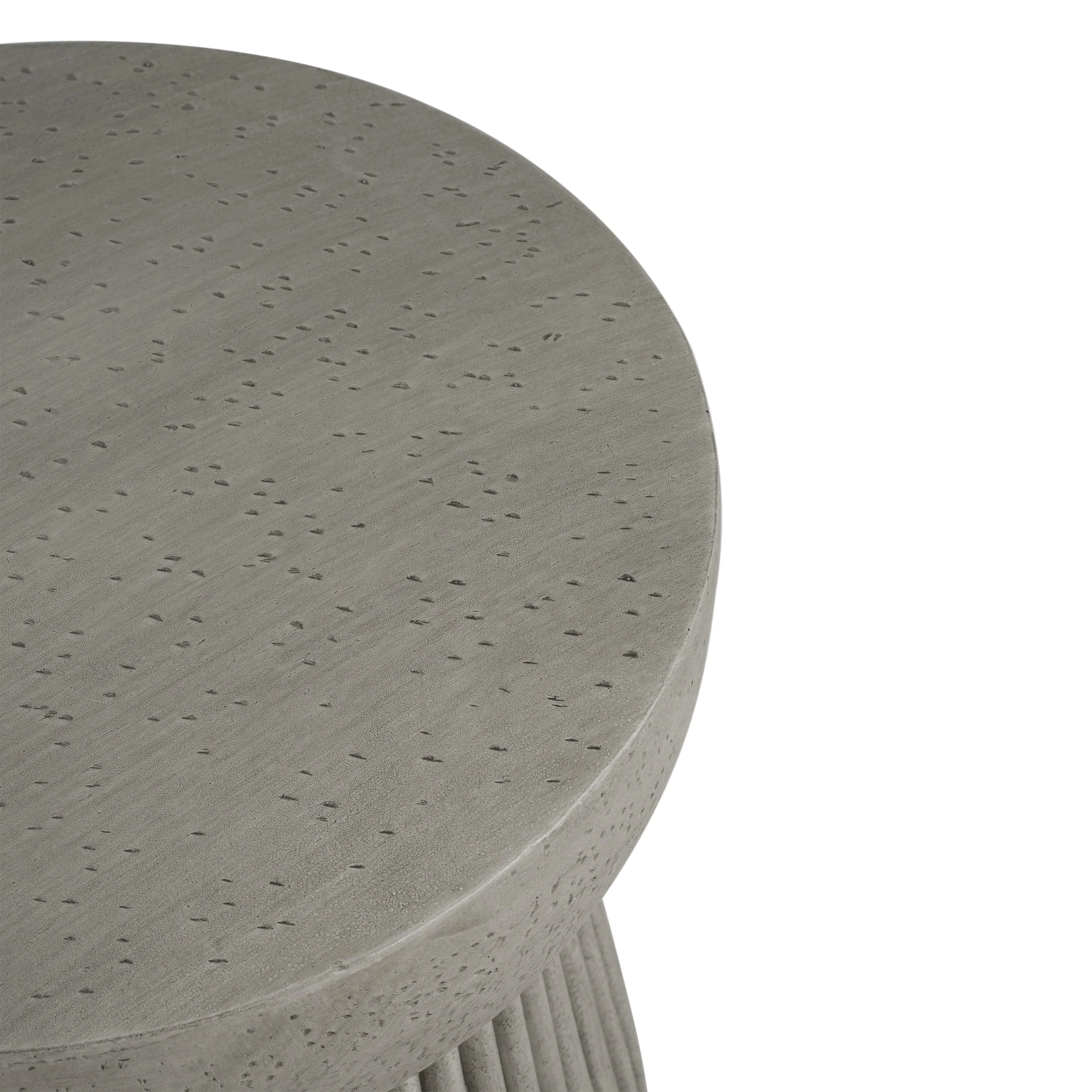 Outdoor Lightweight Concrete Side Table - Image 4