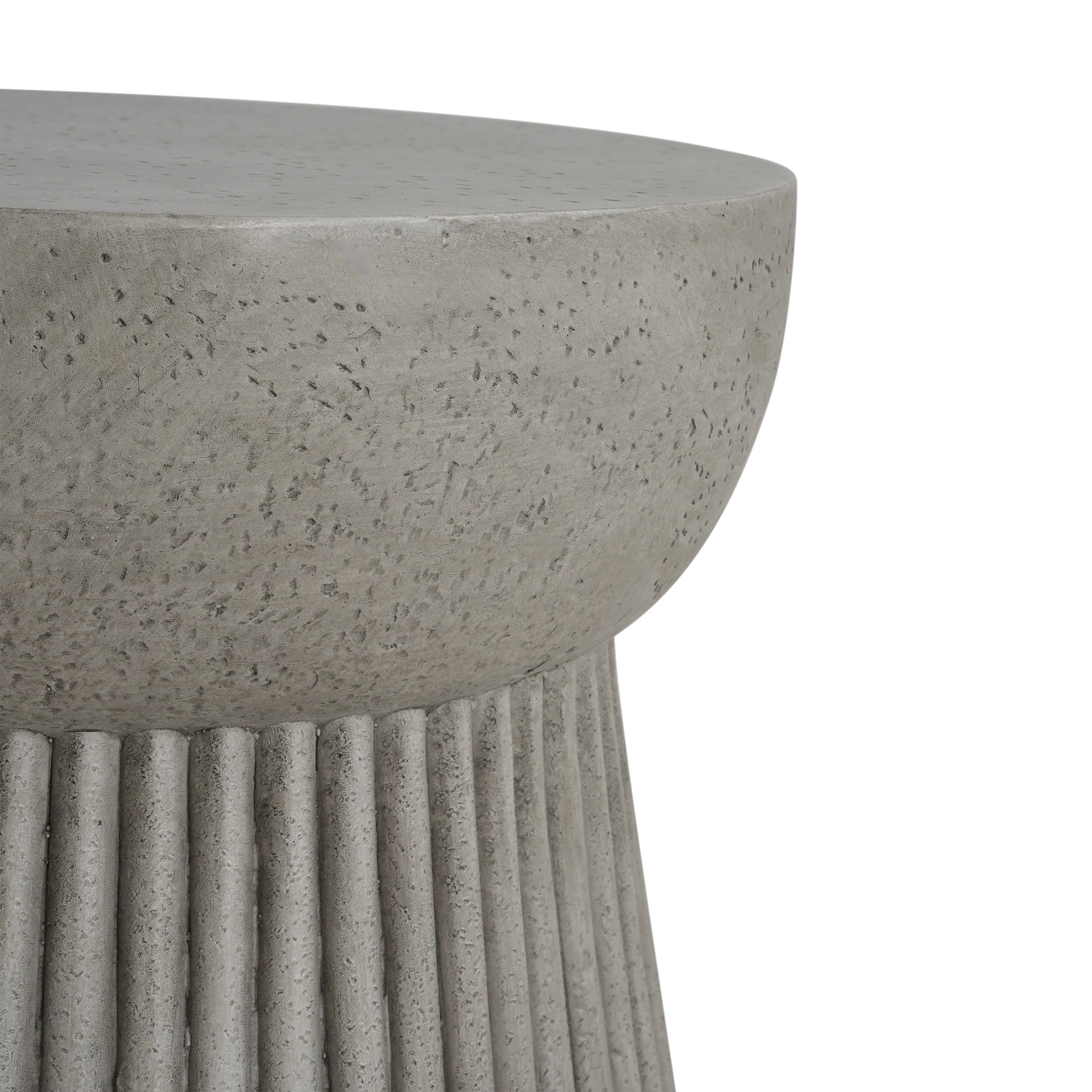 Outdoor Lightweight Concrete Side Table - Image 5