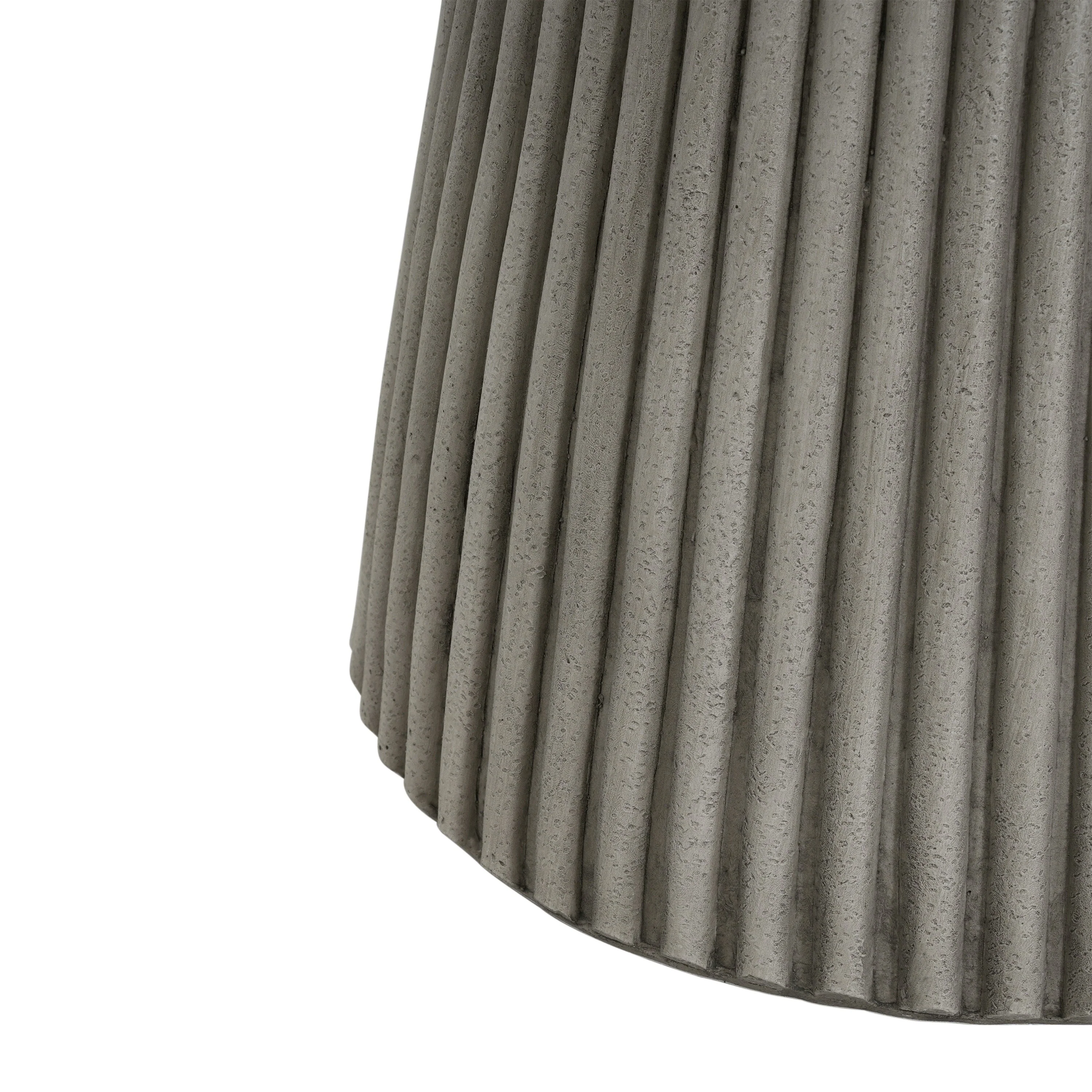 Outdoor Lightweight Concrete Side Table - Image 6