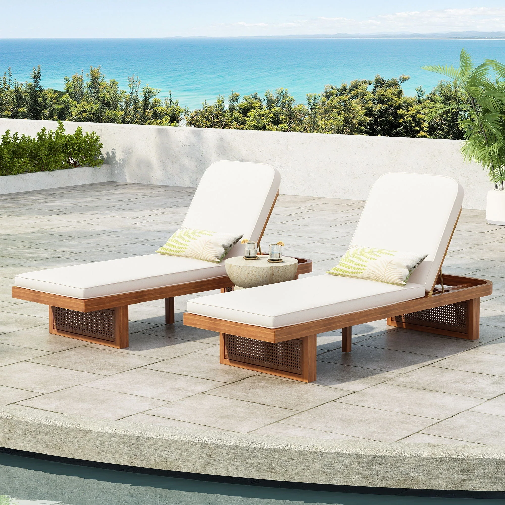 Outdoor Lounge Chair With Frame - Image 5