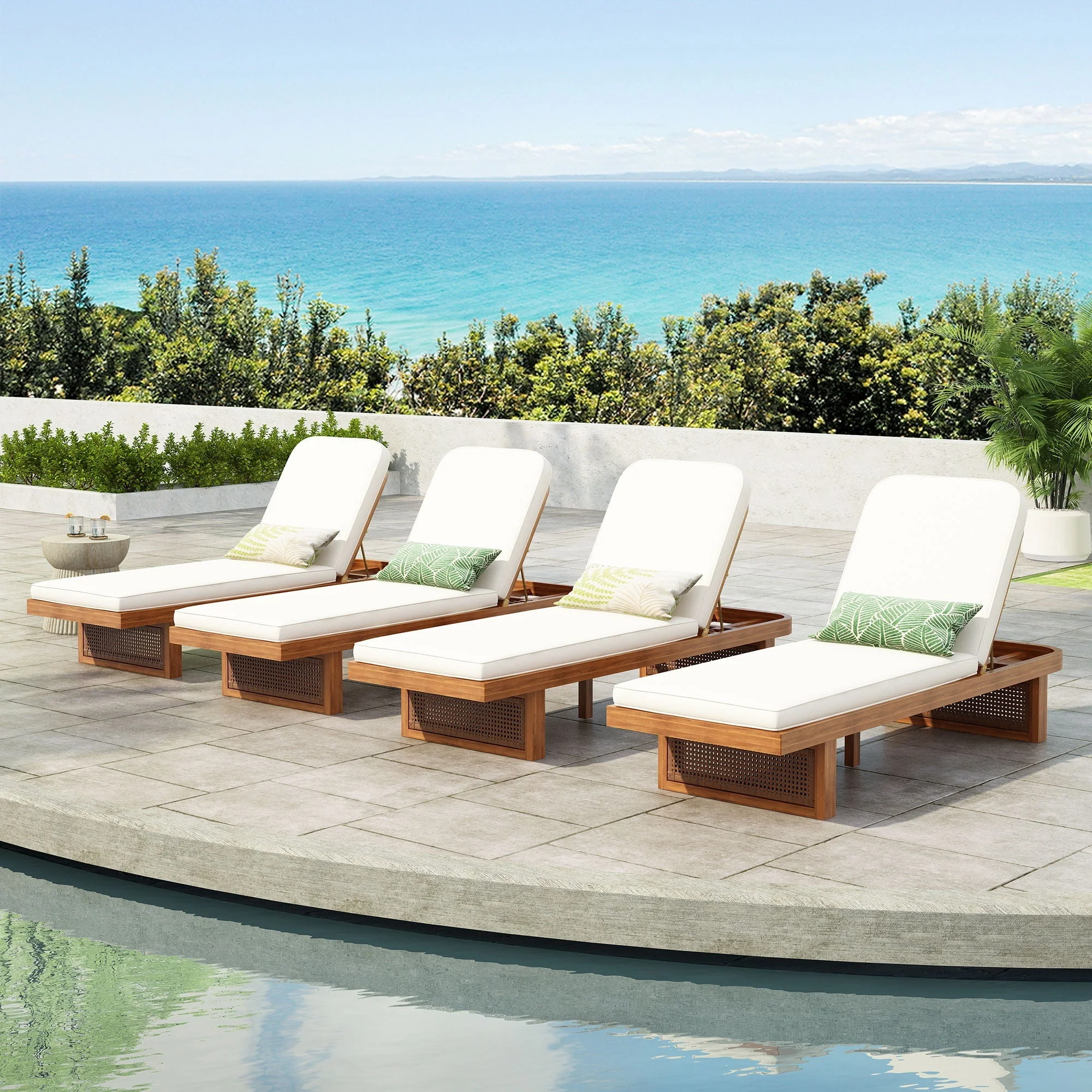 Outdoor Lounge Chair With Frame - Image 7