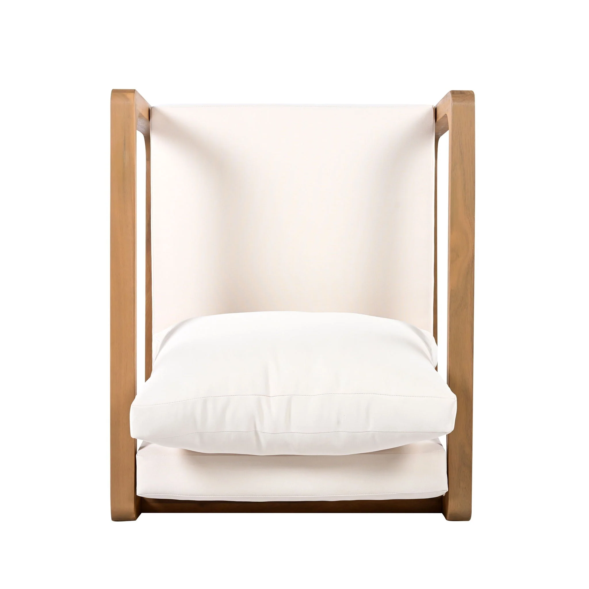 Outdoor Lounge Chair with Oversized Cushion Set for Patio - Image 5