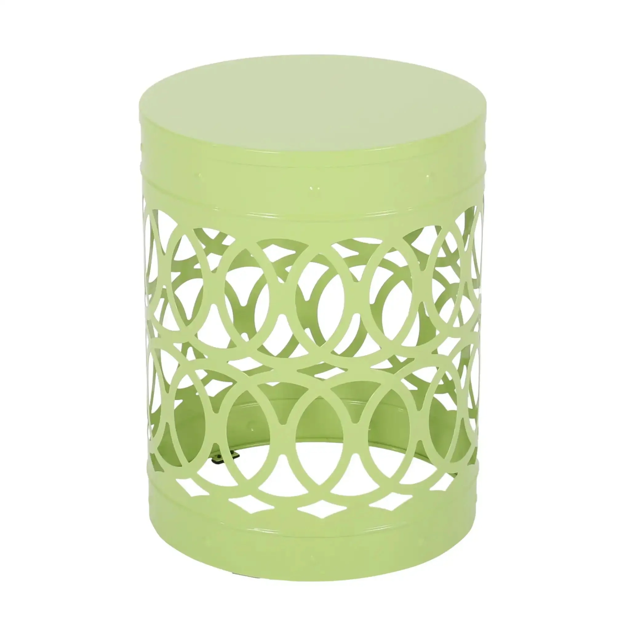 Outdoor Metal Large End Table, Modern Design - Image 3