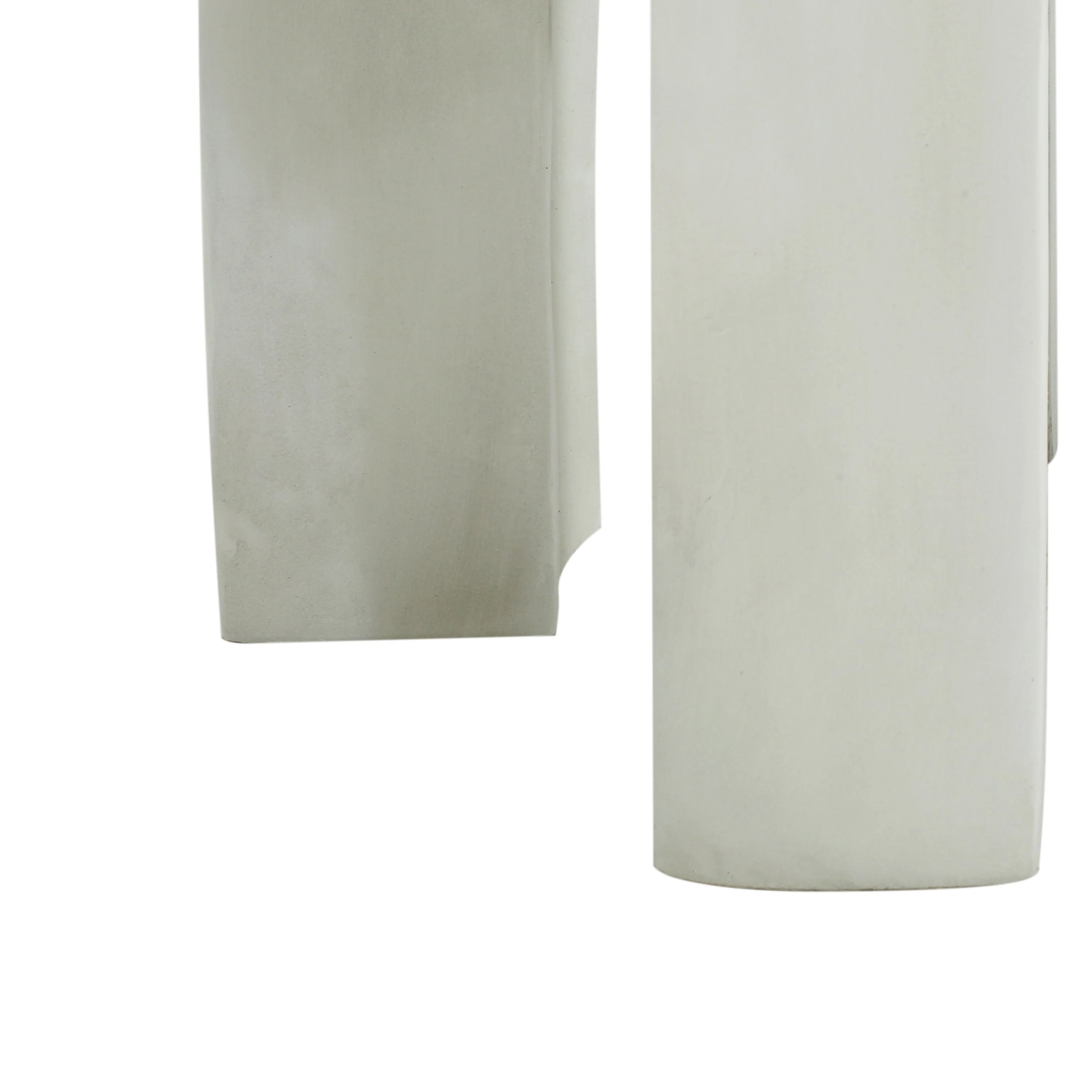 Outdoor MGO Round Top Side Table in Antique White - Image 4