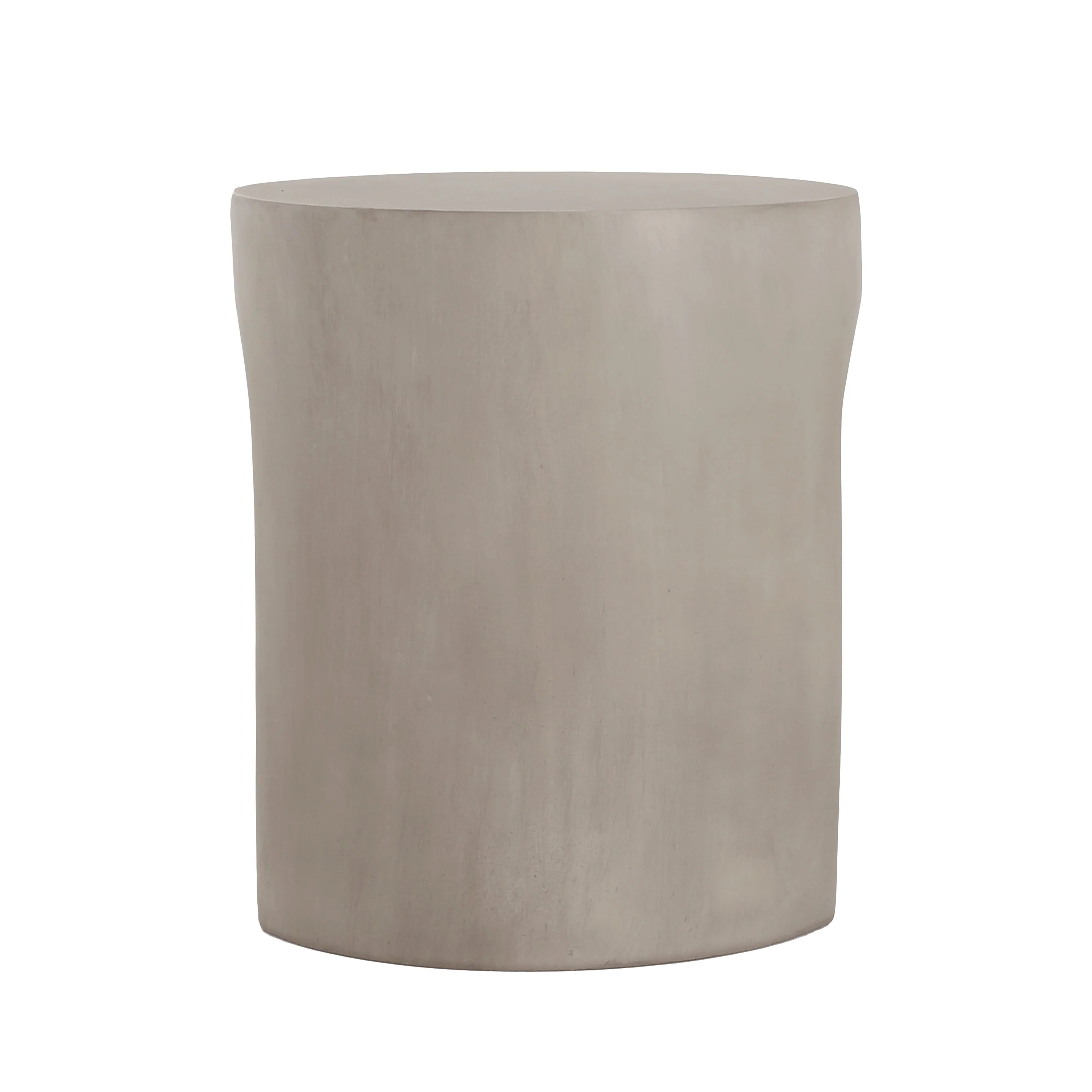 Outdoor MGO Round U-Shape Side Table Light Grey - Image 8