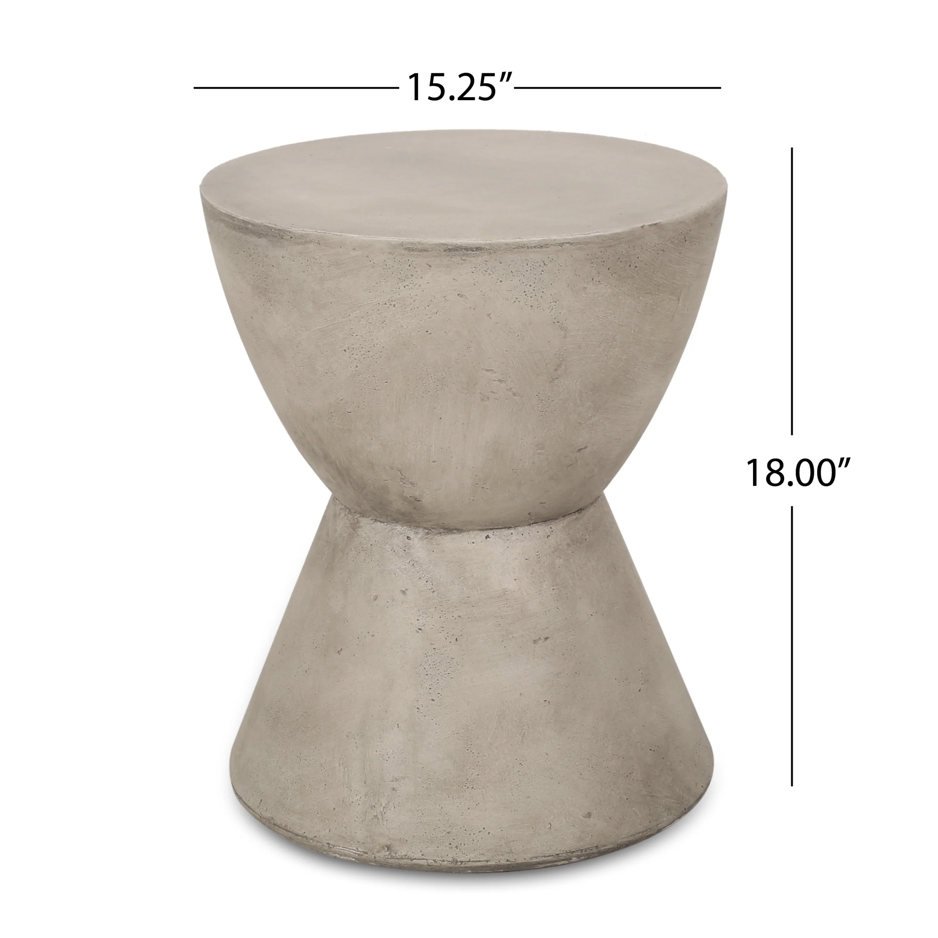 Outdoor MGO Side Table, Light Grey - Image 4