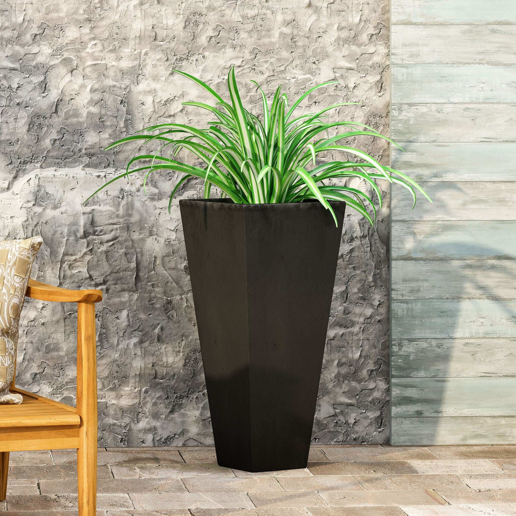 Outdoor Modern Cast Stone Planter - Image 15