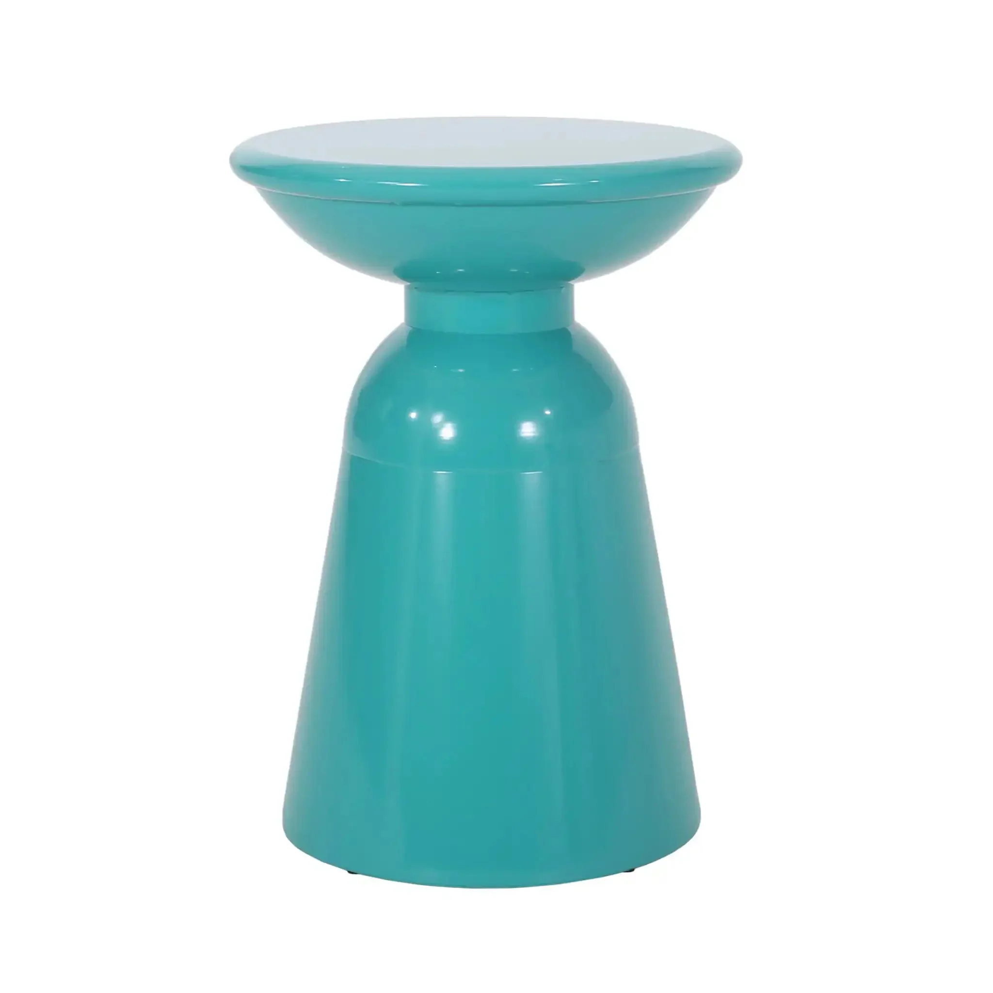 Outdoor Modern Metal End Large Table - Image 4