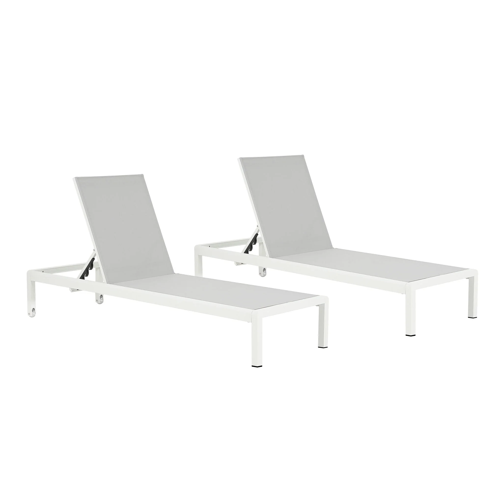 Outdoor Patio Chaise Lounge With 5 Reclining Positions - Image 4