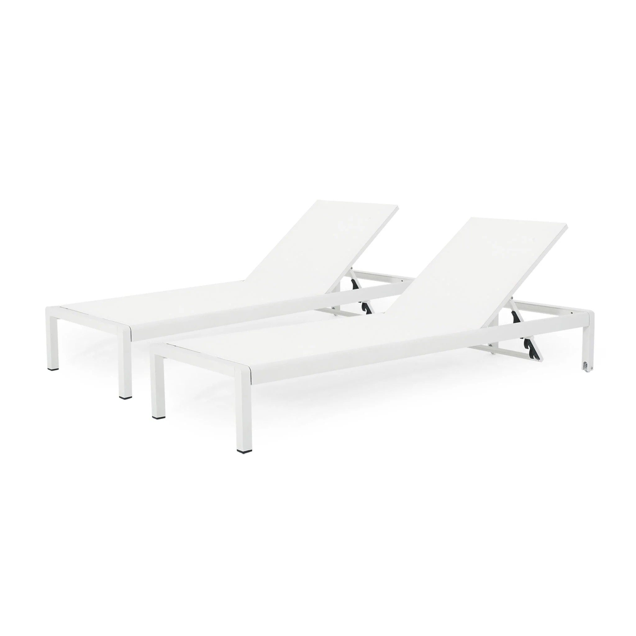 Outdoor Patio Chaise Lounge With 5 Reclining Positions - Image 5