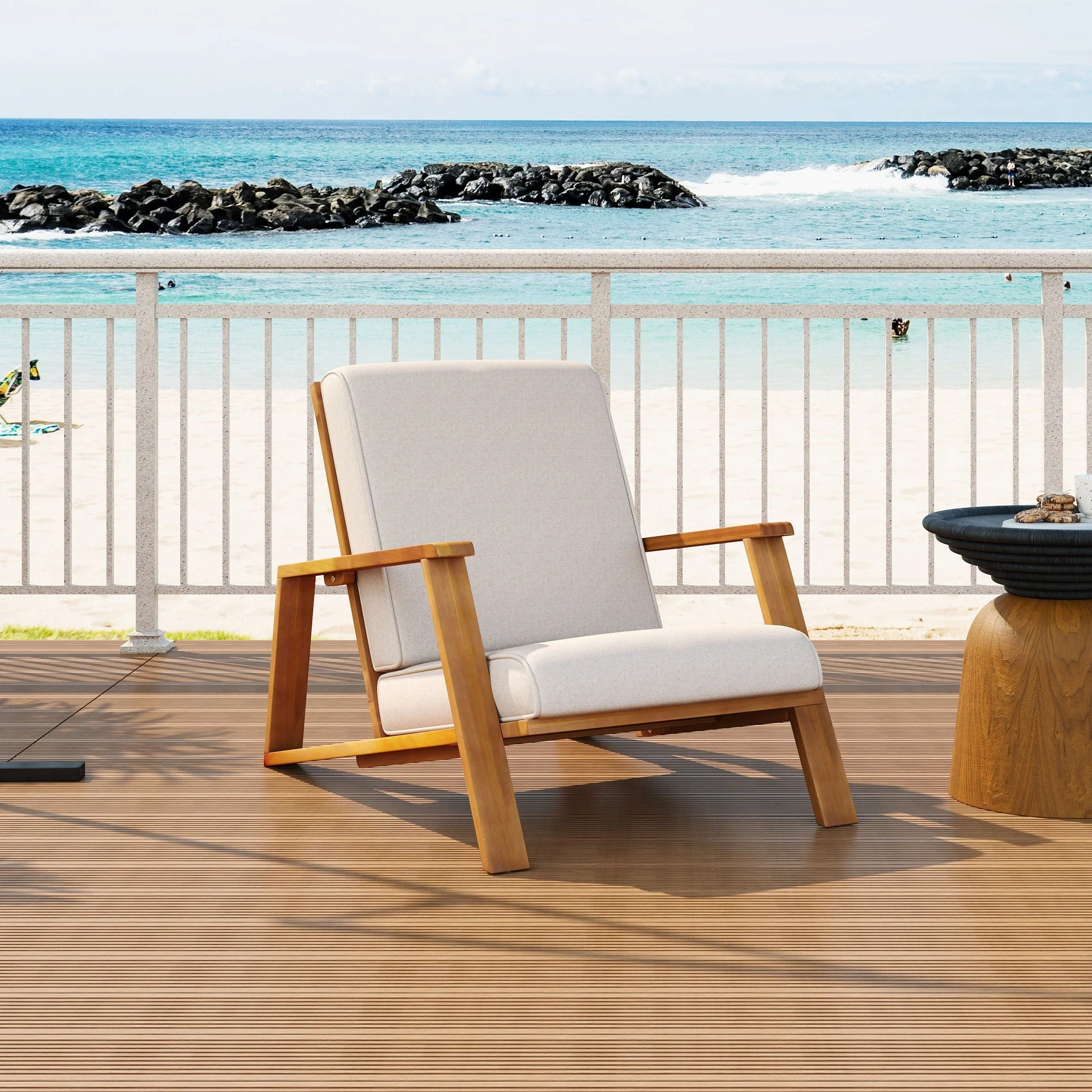 Outdoor Patio Lounge Chair - Image 3