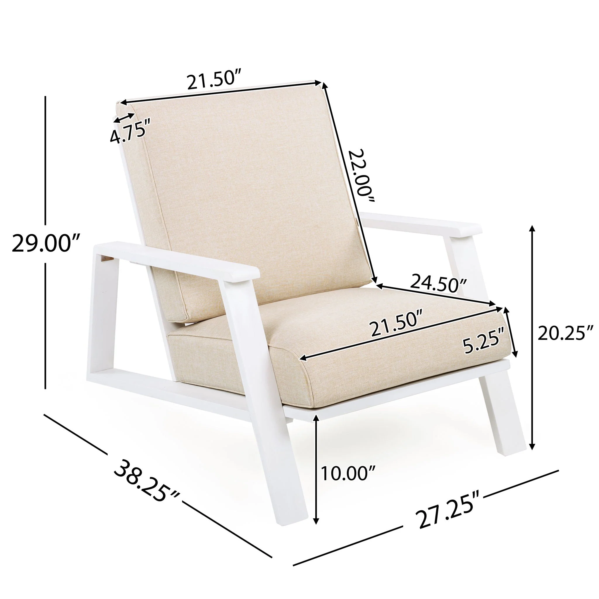 Outdoor Patio Lounge Chair - Image 4