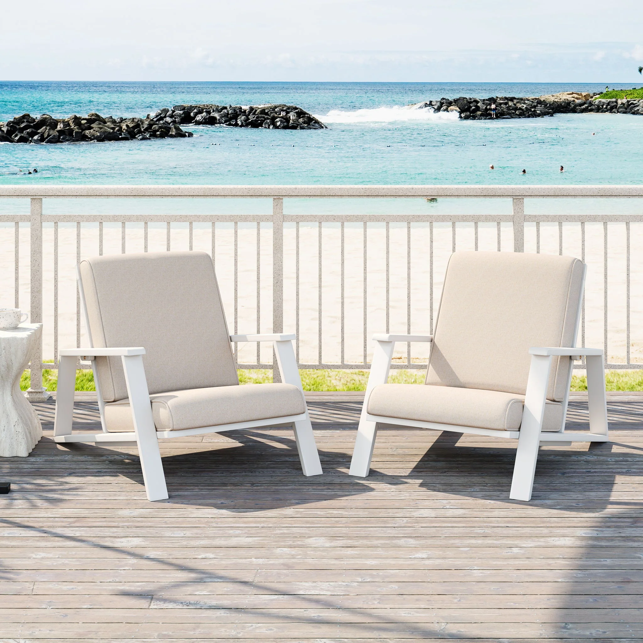Outdoor Patio Lounge Chair (Set of 2) - Image 5