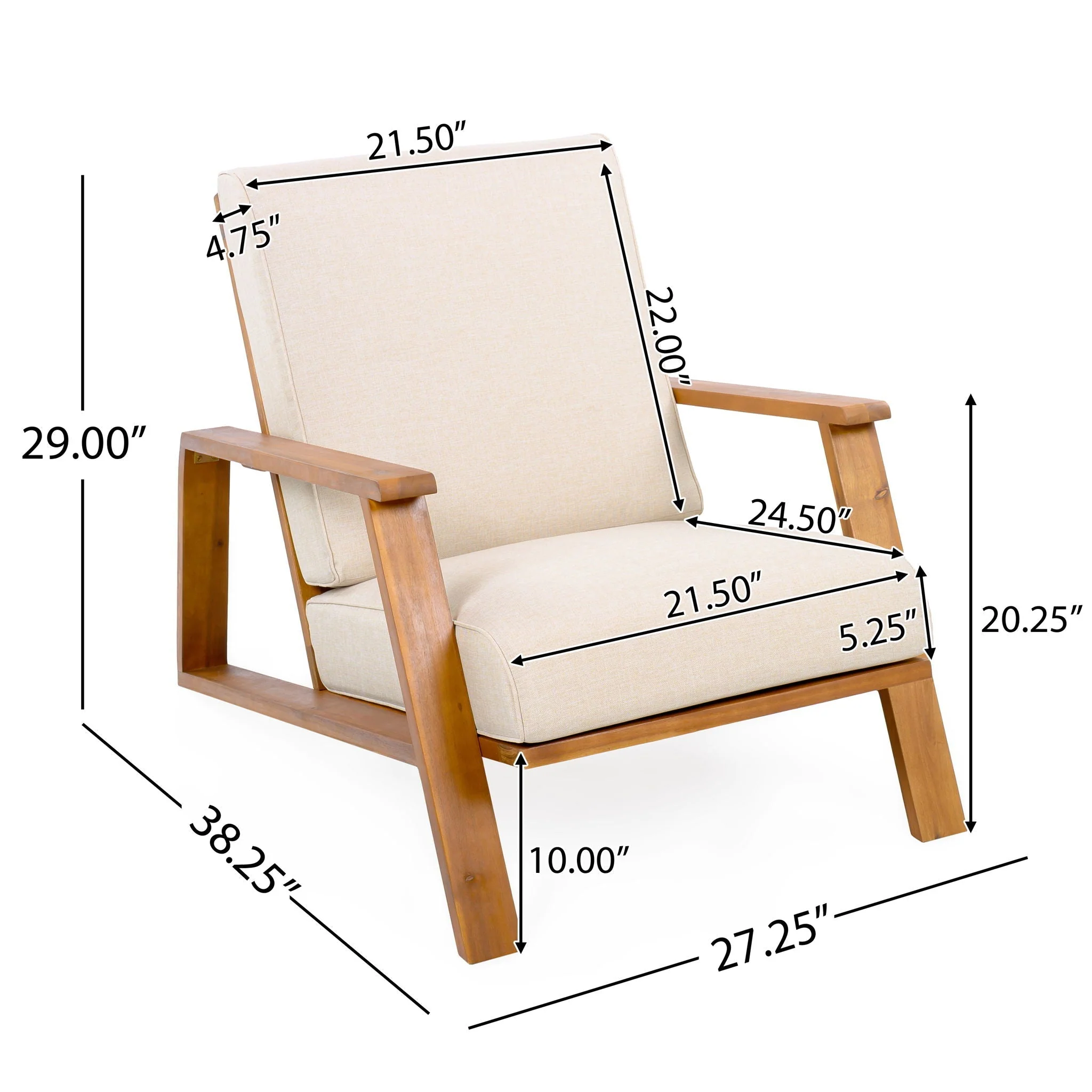 Outdoor Patio Lounge Chair (Set of 2) - Image 8