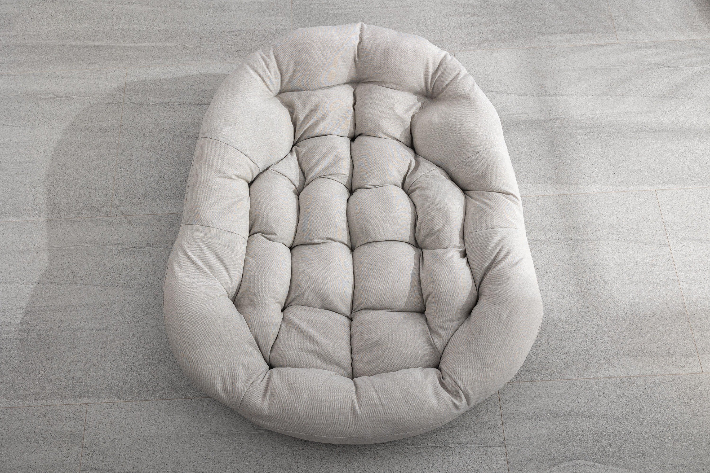 Outdoor Rattan Rocking Chair with Padded Cushion - Image 7