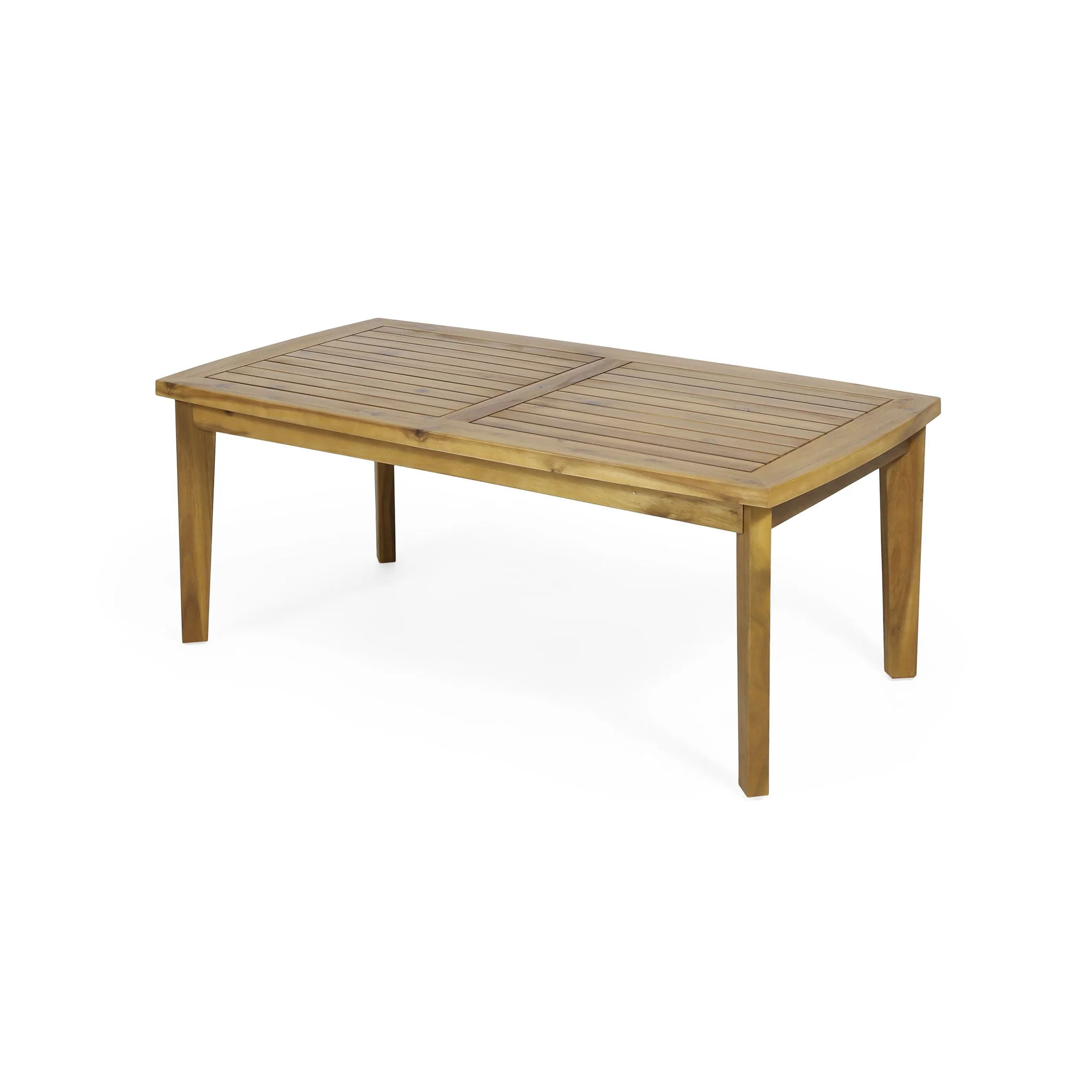 Outdoor Rectangular Coffee Table - Brown - Image 2