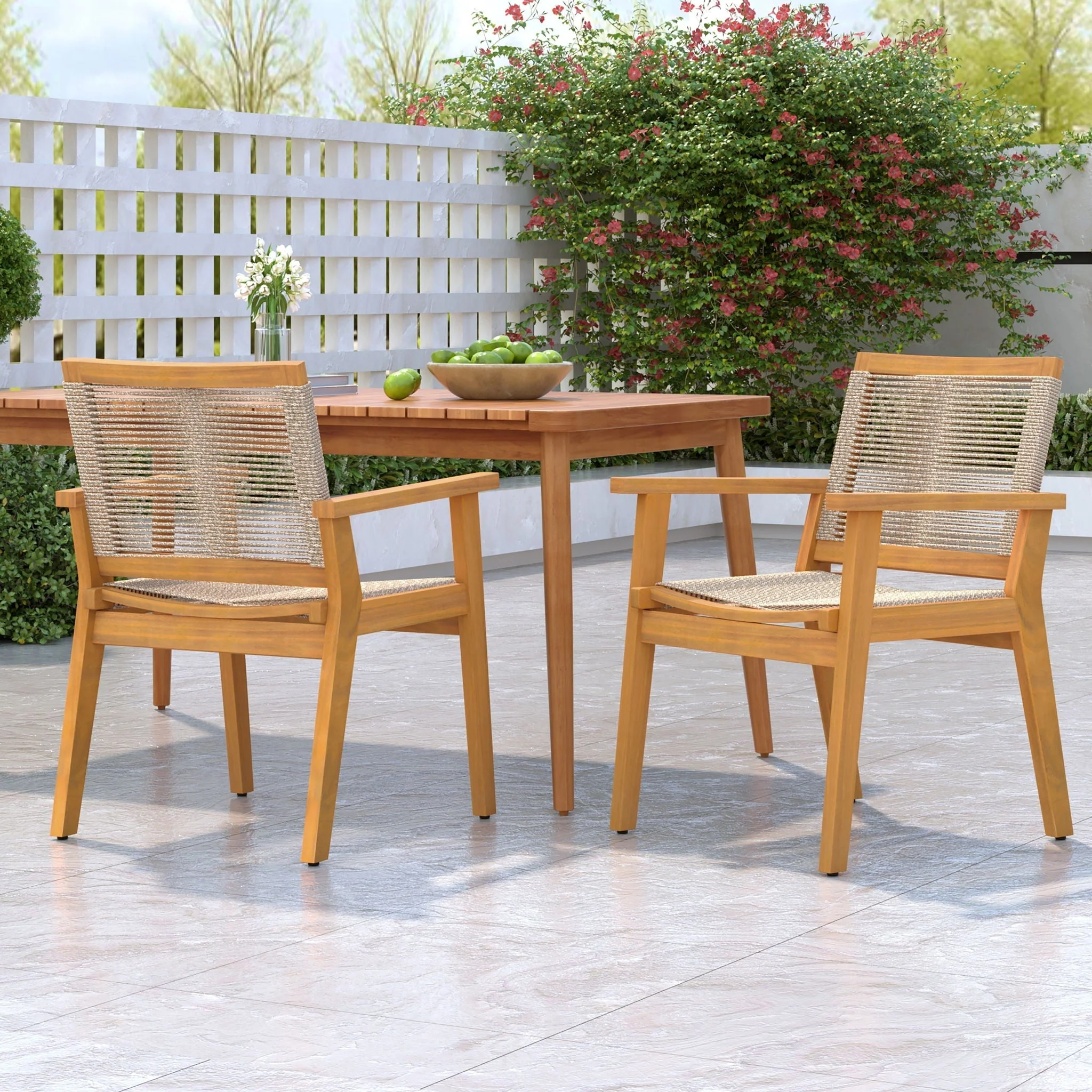 Outdoor Rope Dining Chair (Set of 2) - Image 5