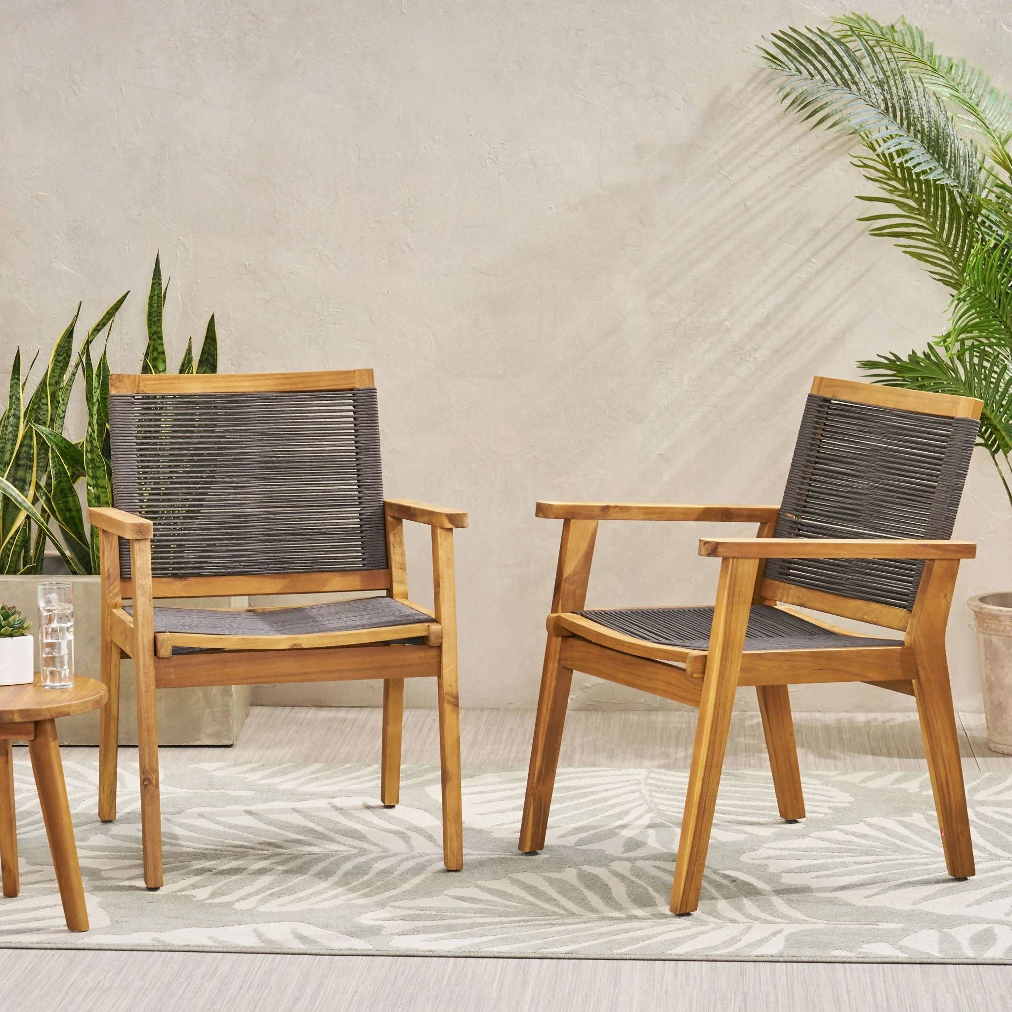 Outdoor Rope Dining Chair (Set of 2) - Image 7