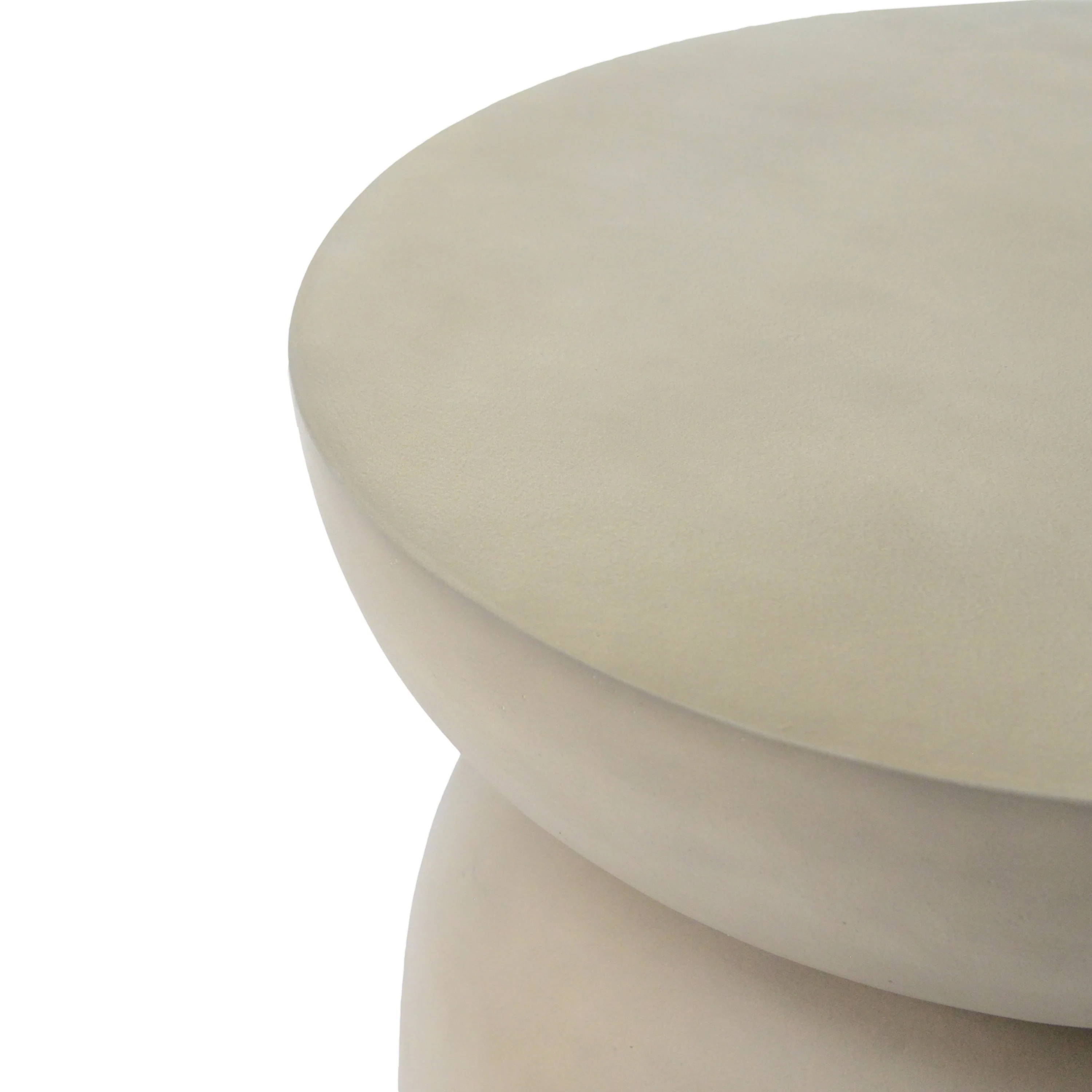 Outdoor Round Top MGO Drum Side/End Table - Image 9