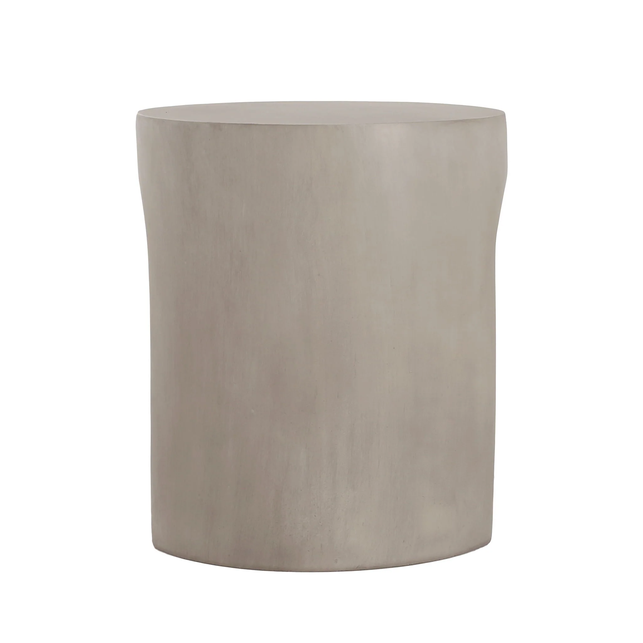 Outdoor Round U-Shape Side Table - Light Gray - Image 3