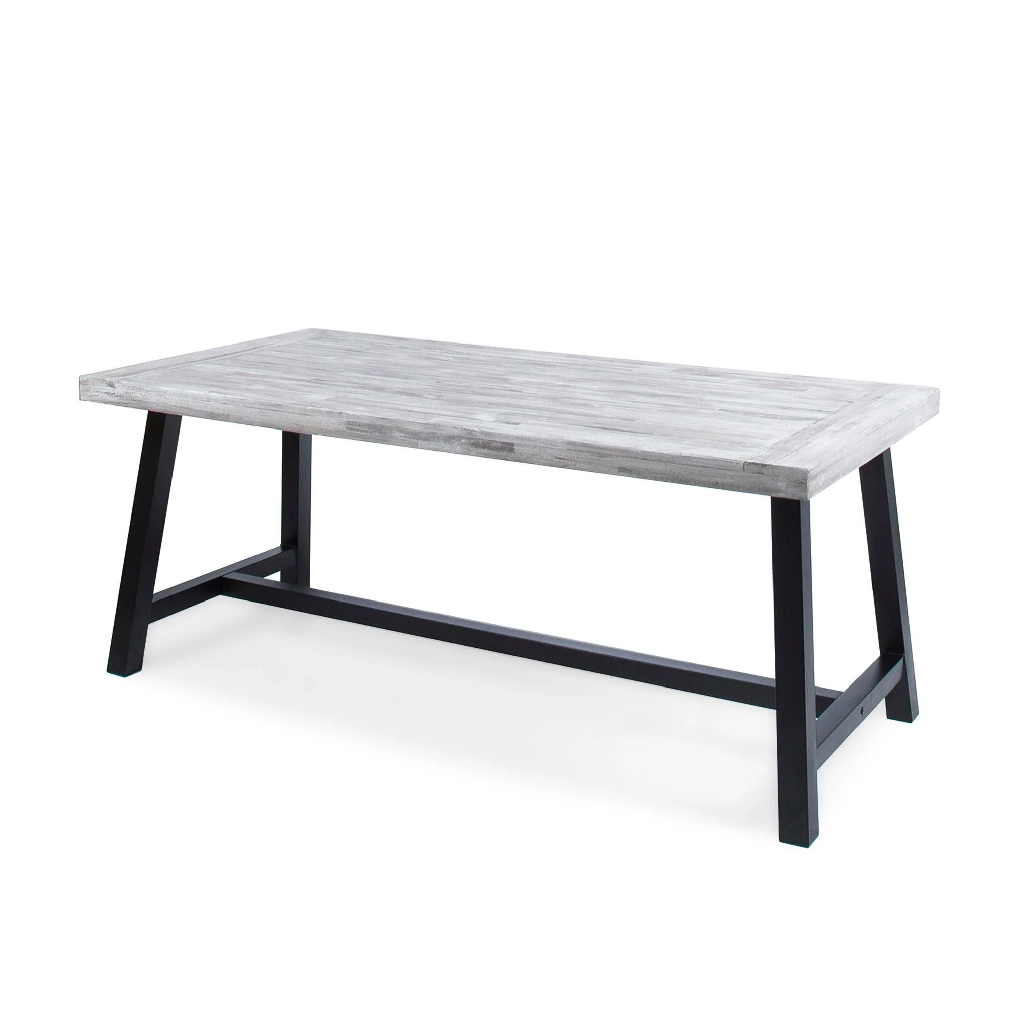 Outdoor Sandblast Finish Acacia Wood Dining Table - Image 2